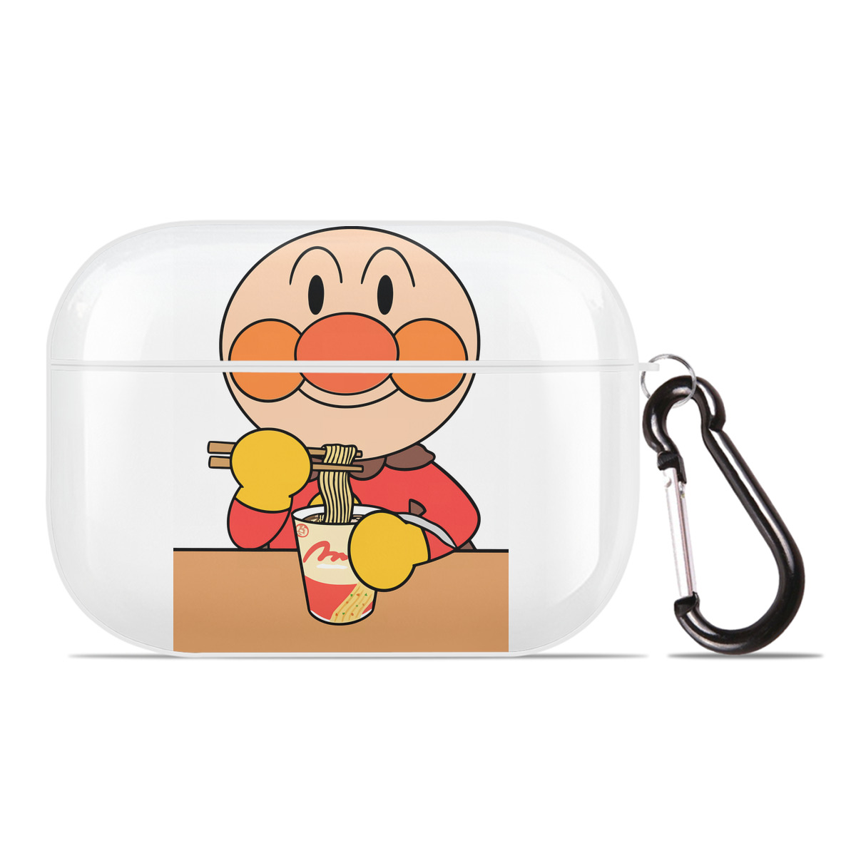 （画像用） アンパンマン Anpanman 【AirPods Pro用】ハードシェル保護ケース 耐衝撃・防指紋・カラビナ付き商品仕様
