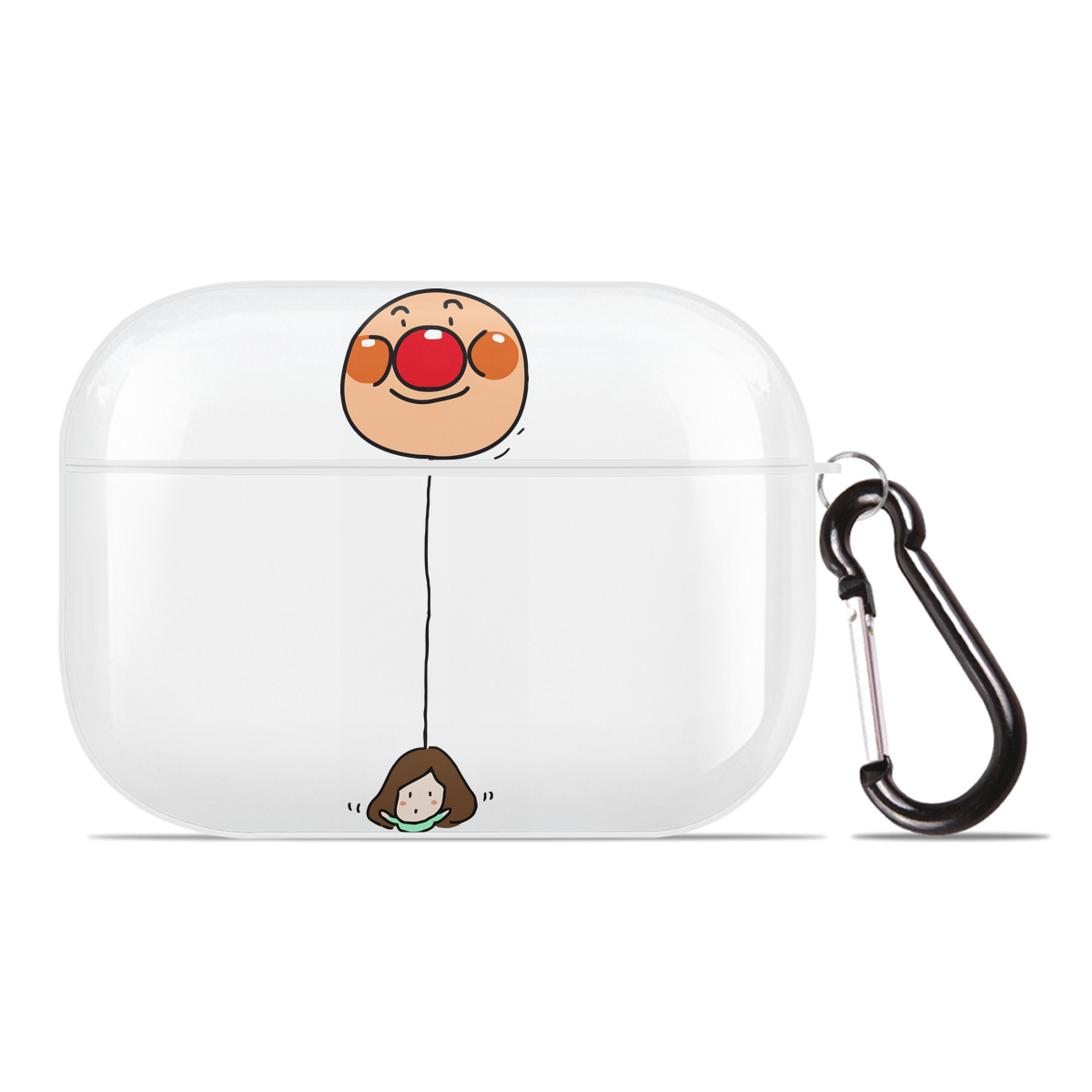 （画像用） アンパンマン Anpanman 【AirPods Pro用】ハードシェル保護ケース 耐衝撃・防指紋・カラビナ付き商品仕様