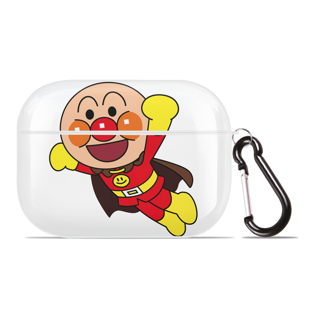 （画像用） アンパンマン Anpanman 【AirPods Pro用】ハードシェル保護ケース 耐衝撃・防指紋・カラビナ付き商品仕様