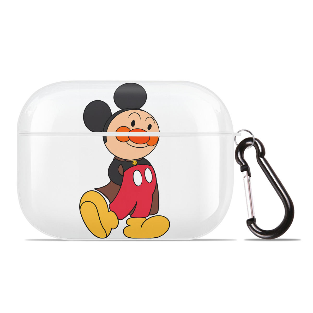（画像用） アンパンマン Anpanman 【AirPods Pro用】ハードシェル保護ケース 耐衝撃・防指紋・カラビナ付き商品仕様
