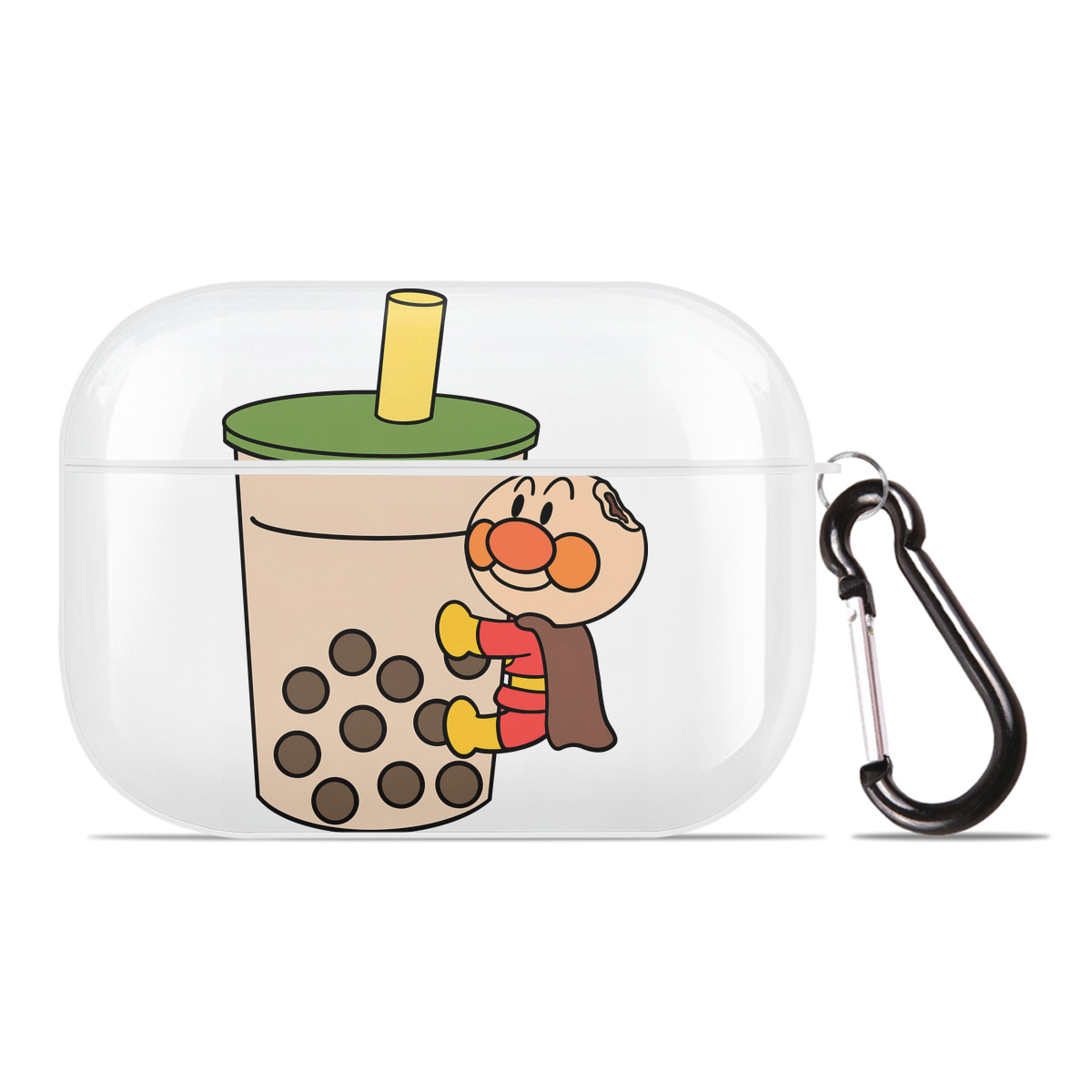 （画像用） アンパンマン Anpanman 【AirPods Pro用】ハードシェル保護ケース 耐衝撃・防指紋・カラビナ付き商品仕様
