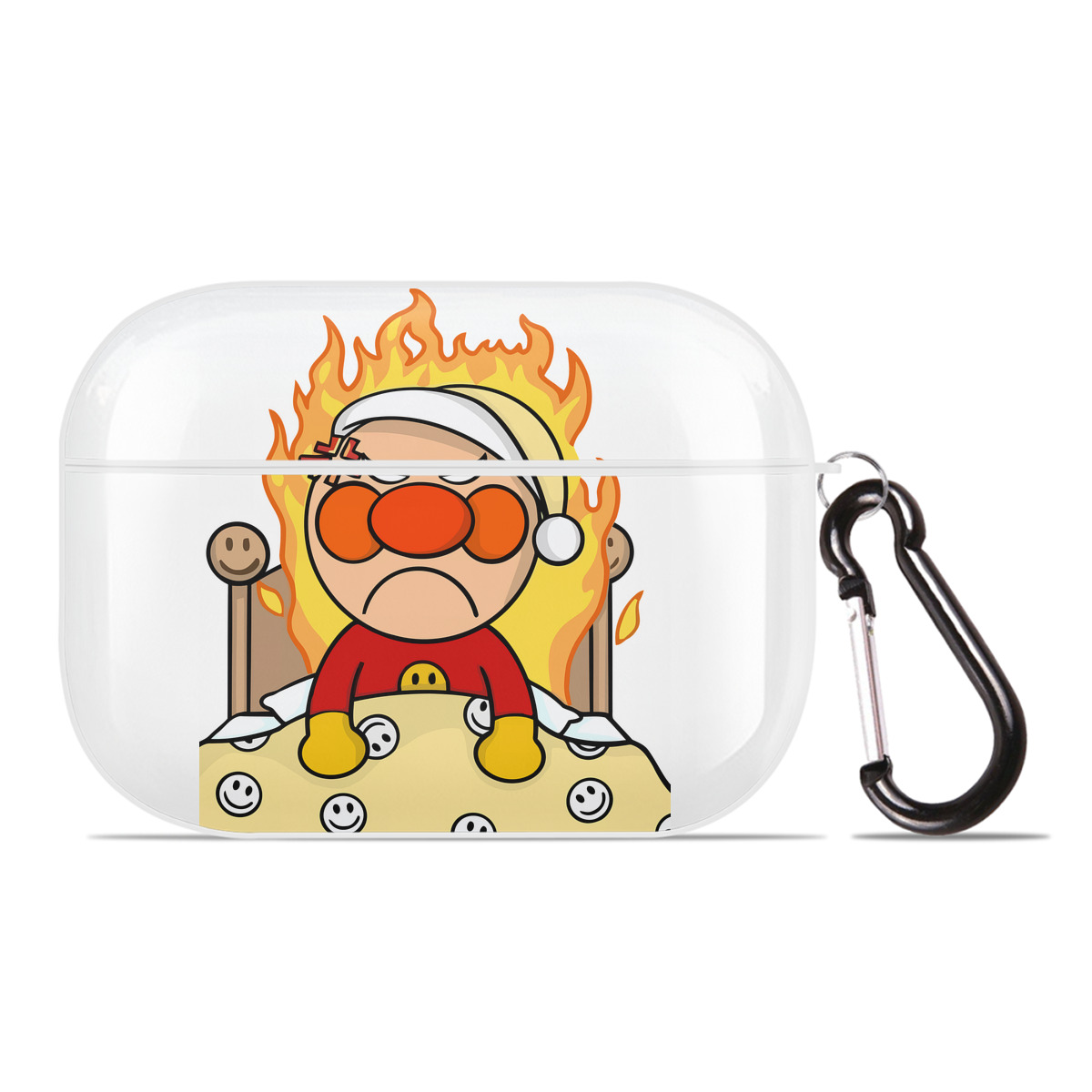 （画像用） アンパンマン Anpanman 【AirPods Pro用】ハードシェル保護ケース 耐衝撃・防指紋・カラビナ付き商品仕様