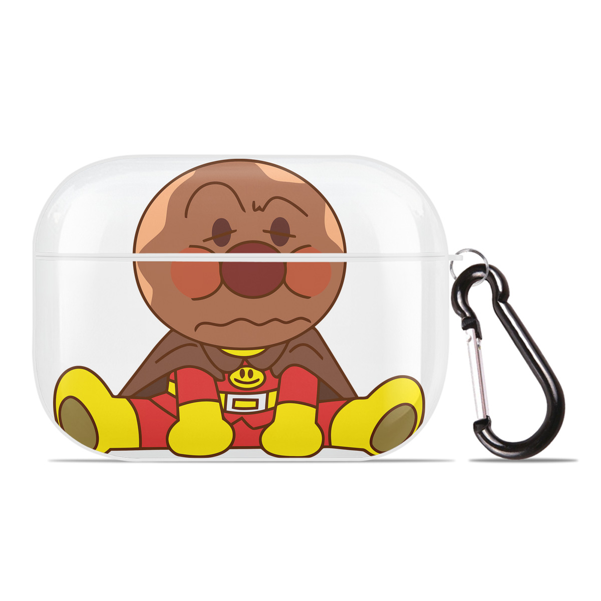 （画像用） アンパンマン Anpanman 【AirPods Pro用】ハードシェル保護ケース 耐衝撃・防指紋・カラビナ付き商品仕様