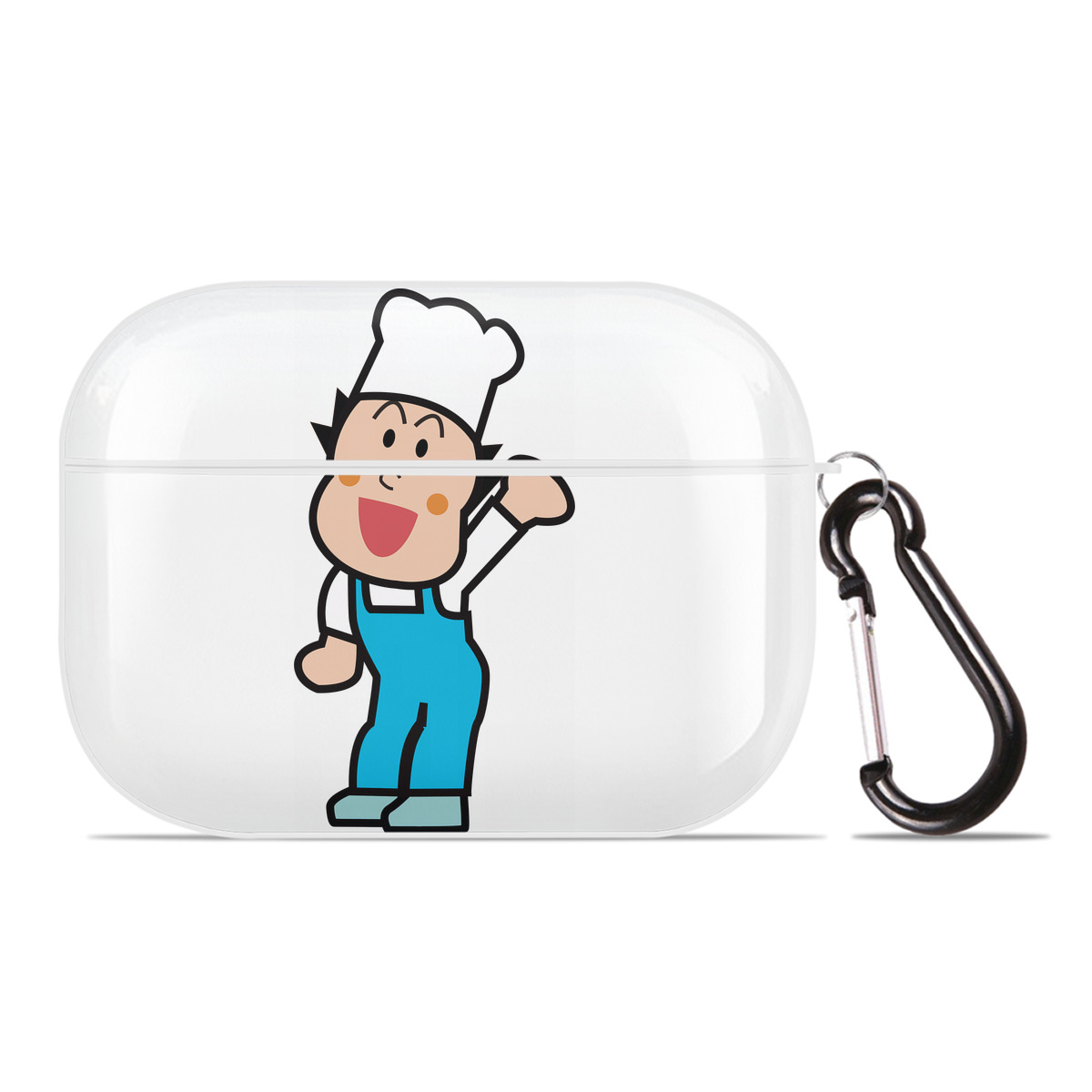 （画像用） アンパンマン Anpanman 【AirPods Pro用】ハードシェル保護ケース 耐衝撃・防指紋・カラビナ付き商品仕様