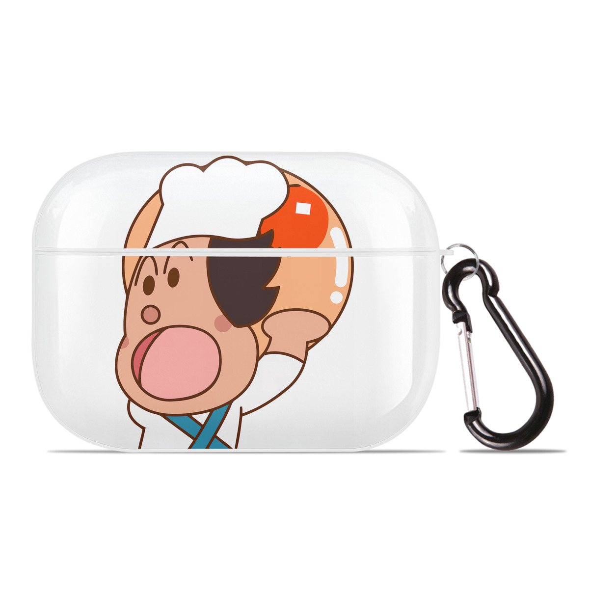 （画像用） アンパンマン Anpanman 【AirPods Pro用】ハードシェル保護ケース 耐衝撃・防指紋・カラビナ付き商品仕様