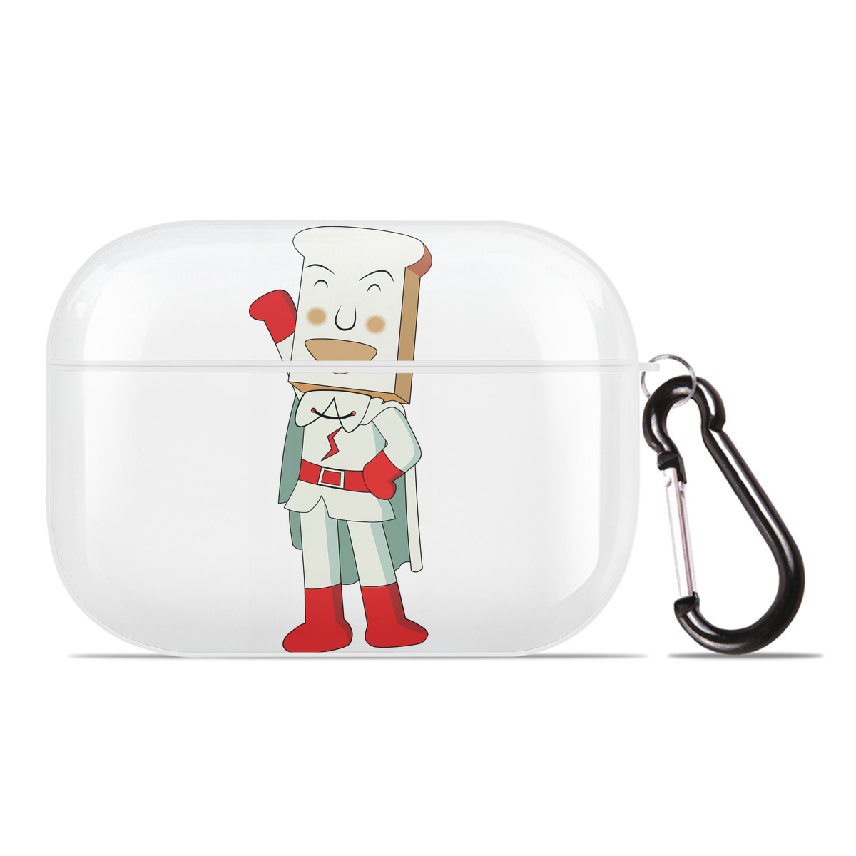 （画像用） アンパンマン Anpanman 【AirPods Pro用】ハードシェル保護ケース 耐衝撃・防指紋・カラビナ付き商品仕様