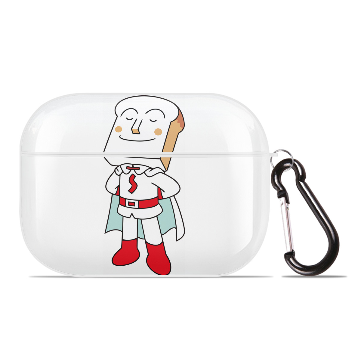 （画像用） アンパンマン Anpanman 【AirPods Pro用】ハードシェル保護ケース 耐衝撃・防指紋・カラビナ付き商品仕様