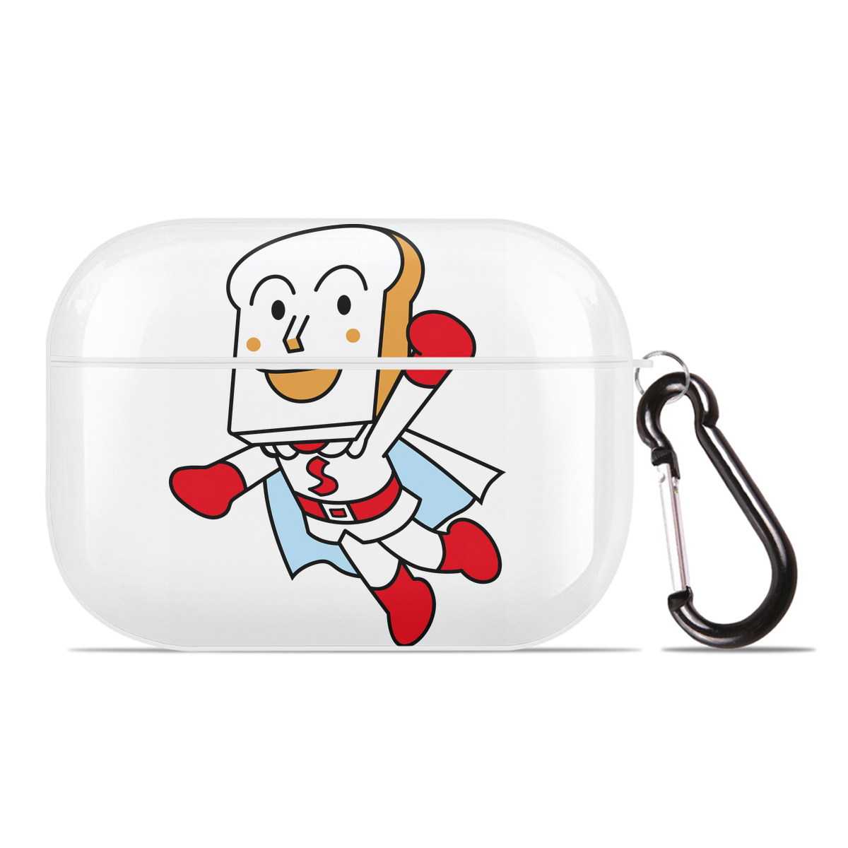 （画像用） アンパンマン Anpanman 【AirPods Pro用】ハードシェル保護ケース 耐衝撃・防指紋・カラビナ付き商品仕様