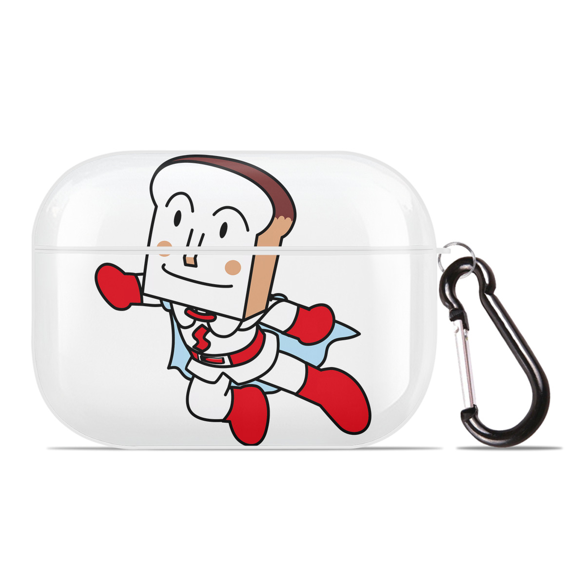 （画像用） アンパンマン Anpanman 【AirPods Pro用】ハードシェル保護ケース 耐衝撃・防指紋・カラビナ付き商品仕様