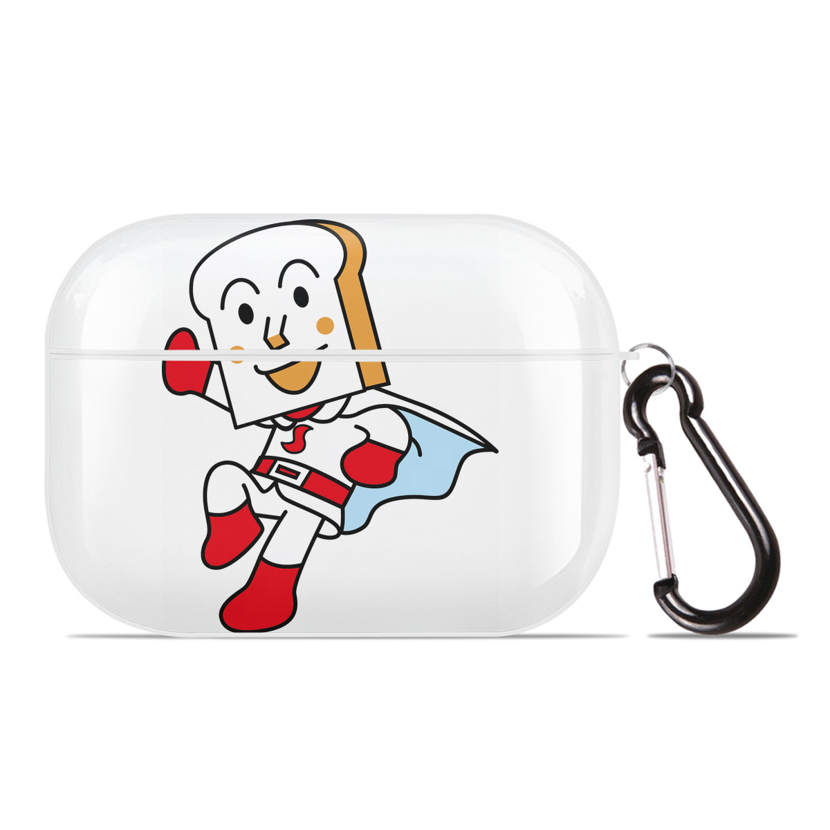 （画像用） アンパンマン Anpanman 【AirPods Pro用】ハードシェル保護ケース 耐衝撃・防指紋・カラビナ付き商品仕様