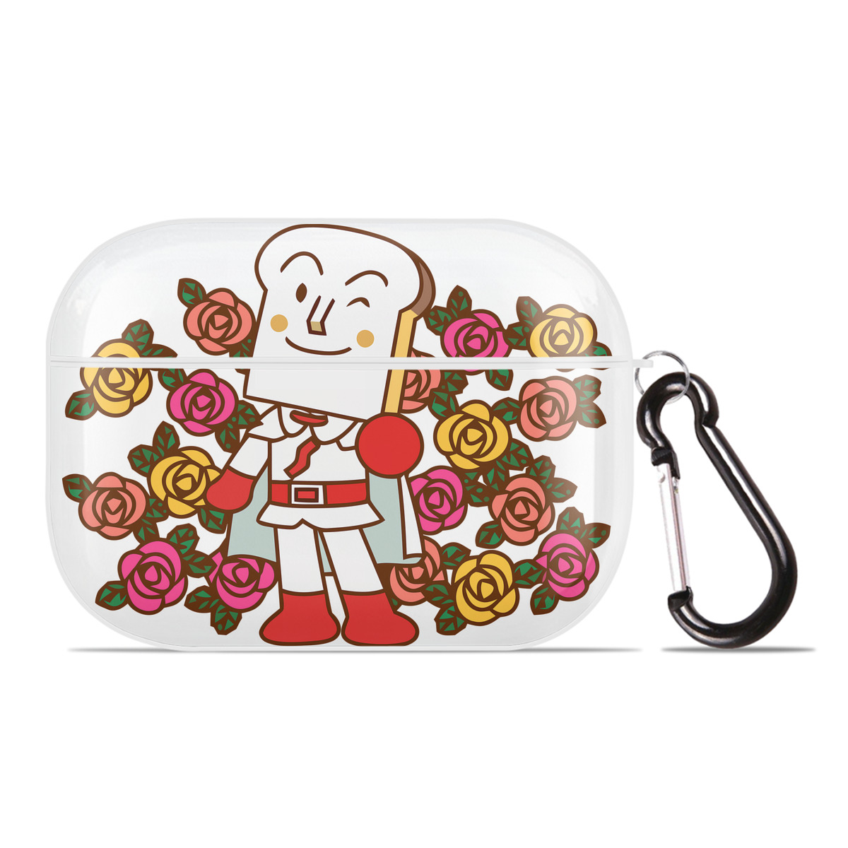 （画像用） アンパンマン Anpanman 【AirPods Pro用】ハードシェル保護ケース 耐衝撃・防指紋・カラビナ付き商品仕様
