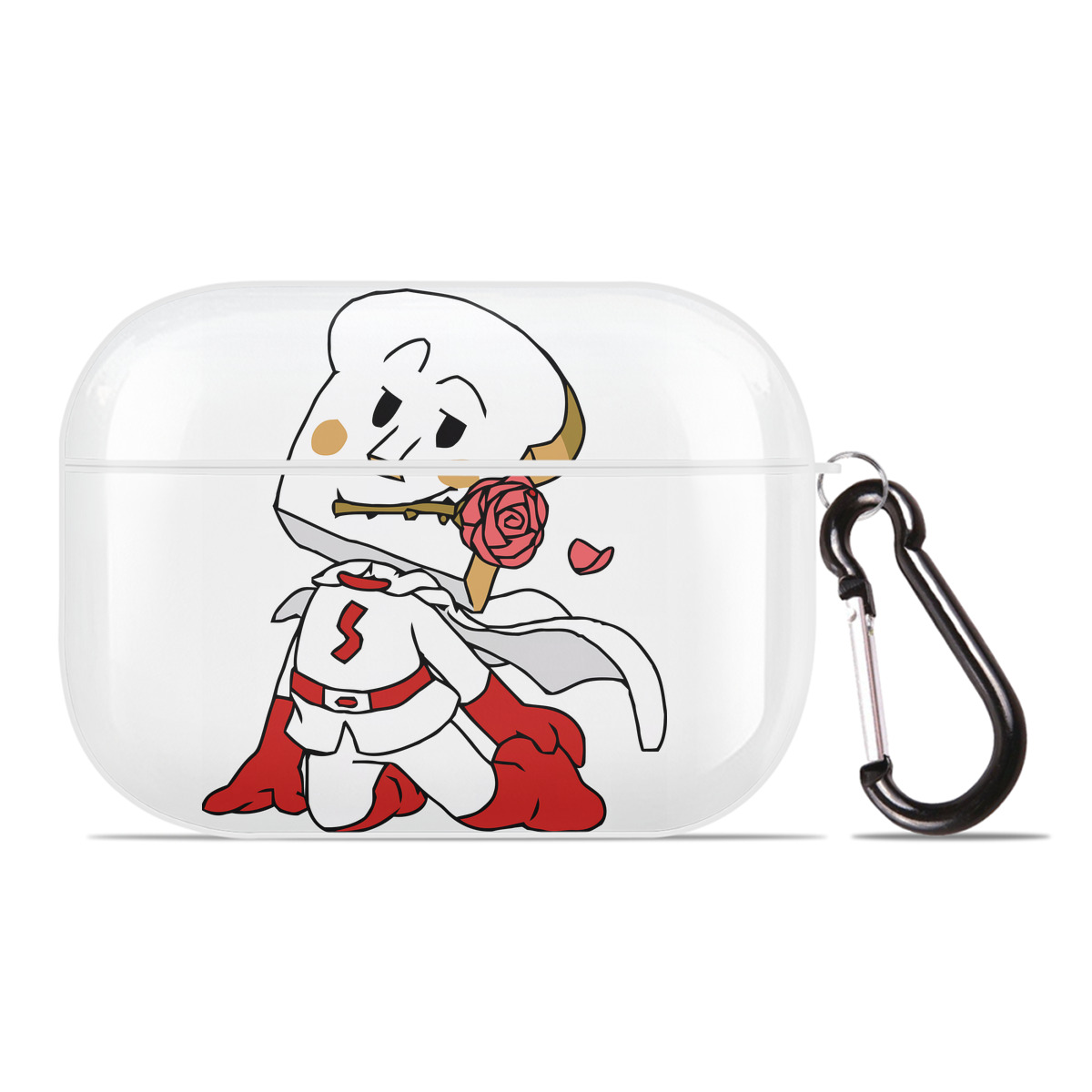 （画像用） アンパンマン Anpanman 【AirPods Pro用】ハードシェル保護ケース 耐衝撃・防指紋・カラビナ付き商品仕様