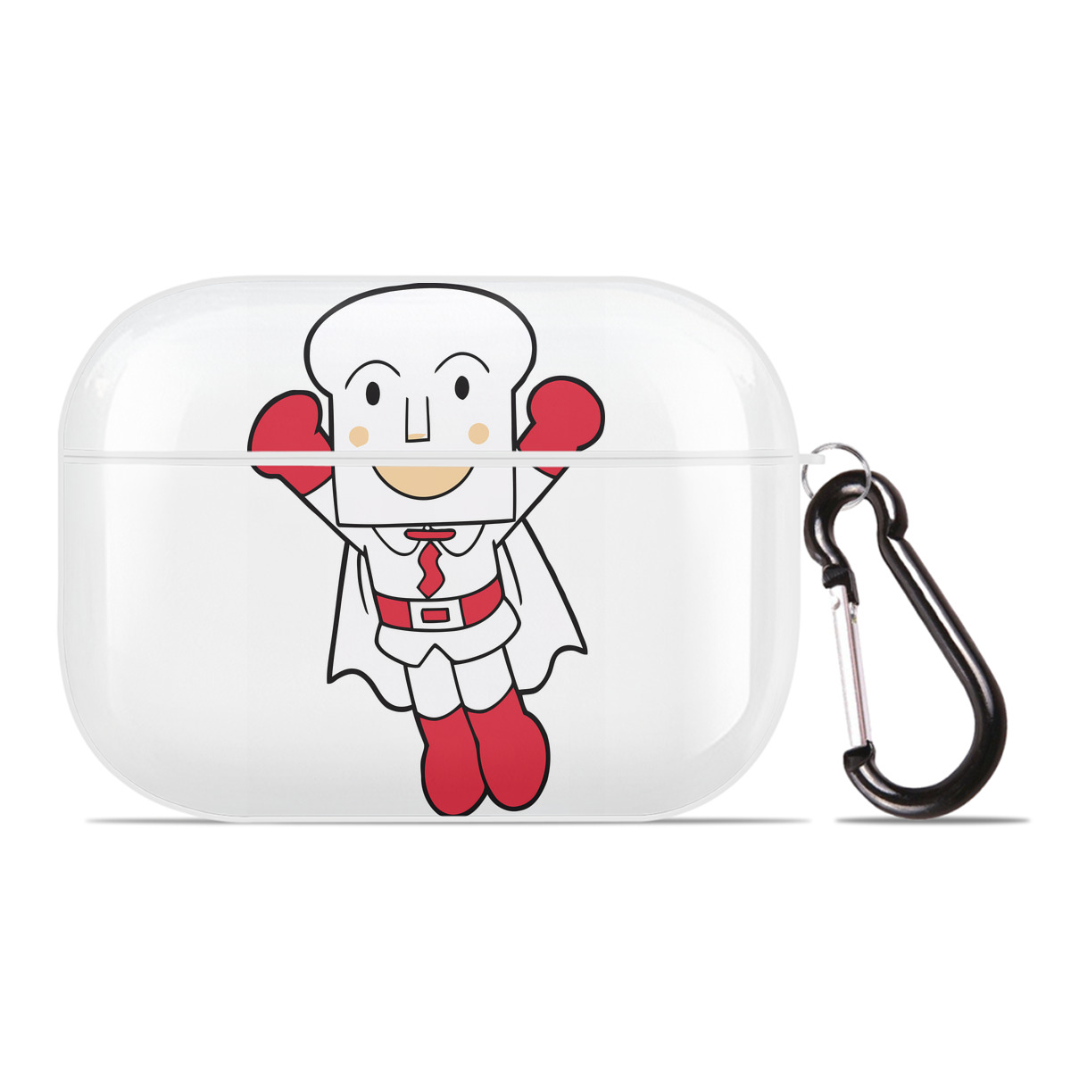 （画像用） アンパンマン Anpanman 【AirPods Pro用】ハードシェル保護ケース 耐衝撃・防指紋・カラビナ付き商品仕様