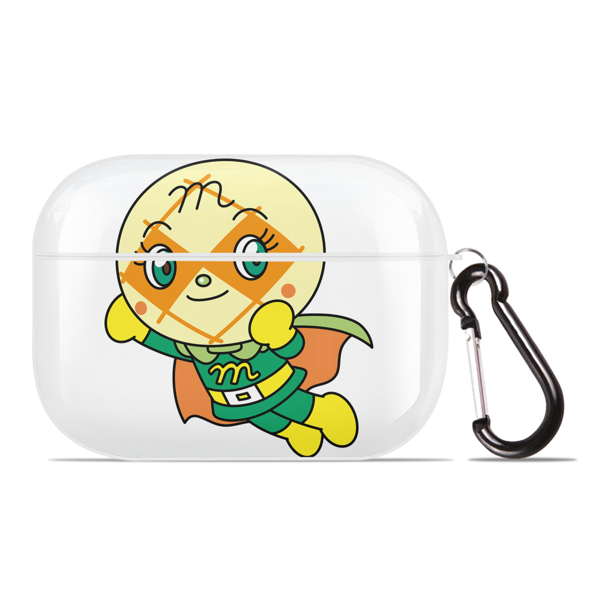 （画像用） アンパンマン Anpanman 【AirPods Pro用】ハードシェル保護ケース 耐衝撃・防指紋・カラビナ付き商品仕様