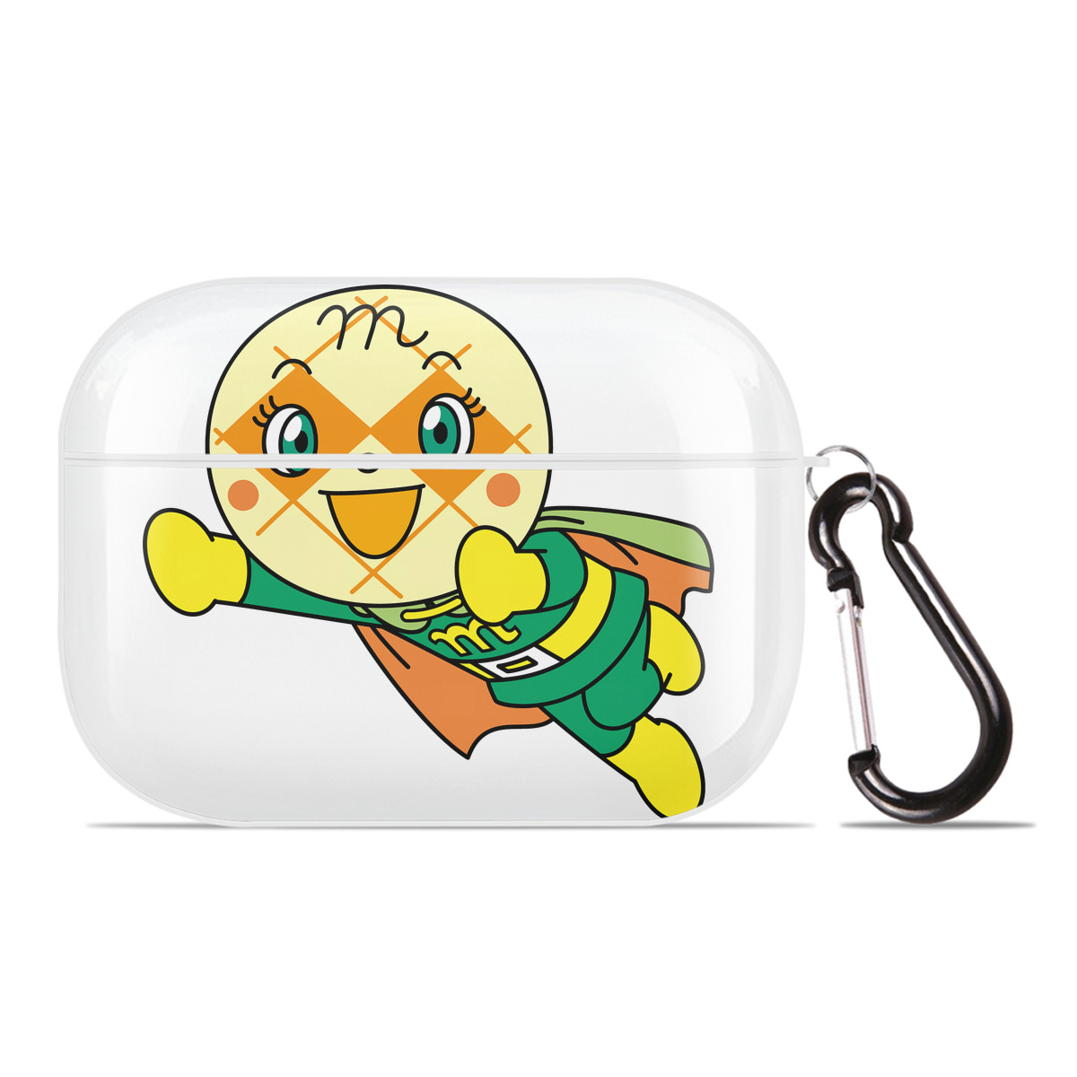 （画像用） アンパンマン Anpanman 【AirPods Pro用】ハードシェル保護ケース 耐衝撃・防指紋・カラビナ付き商品仕様