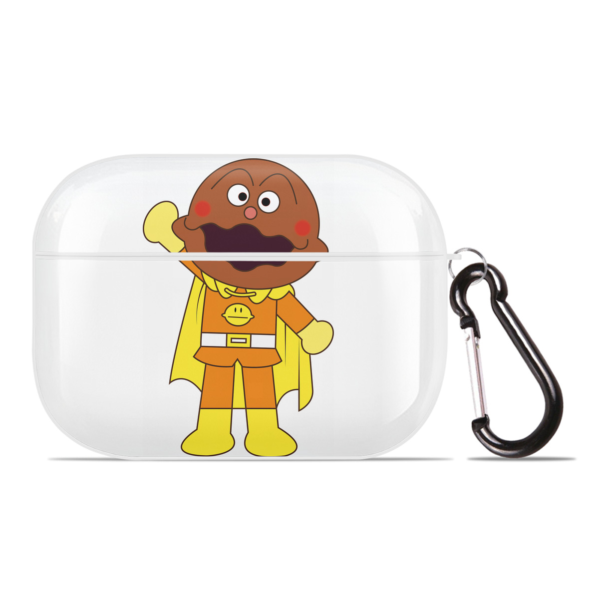 （画像用） アンパンマン Anpanman 【AirPods Pro用】ハードシェル保護ケース 耐衝撃・防指紋・カラビナ付き商品仕様