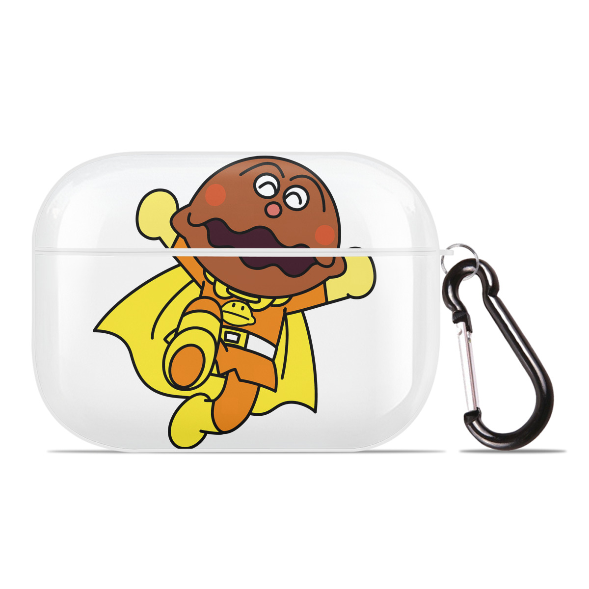 （画像用） アンパンマン Anpanman 【AirPods Pro用】ハードシェル保護ケース 耐衝撃・防指紋・カラビナ付き商品仕様
