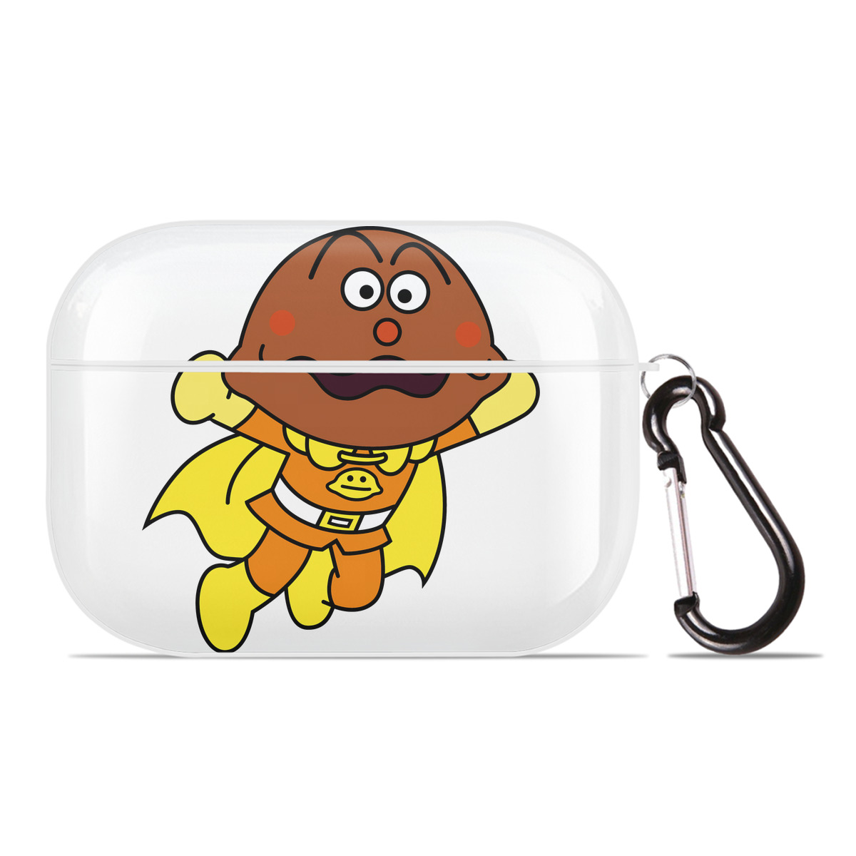 （画像用） アンパンマン Anpanman 【AirPods Pro用】ハードシェル保護ケース 耐衝撃・防指紋・カラビナ付き商品仕様