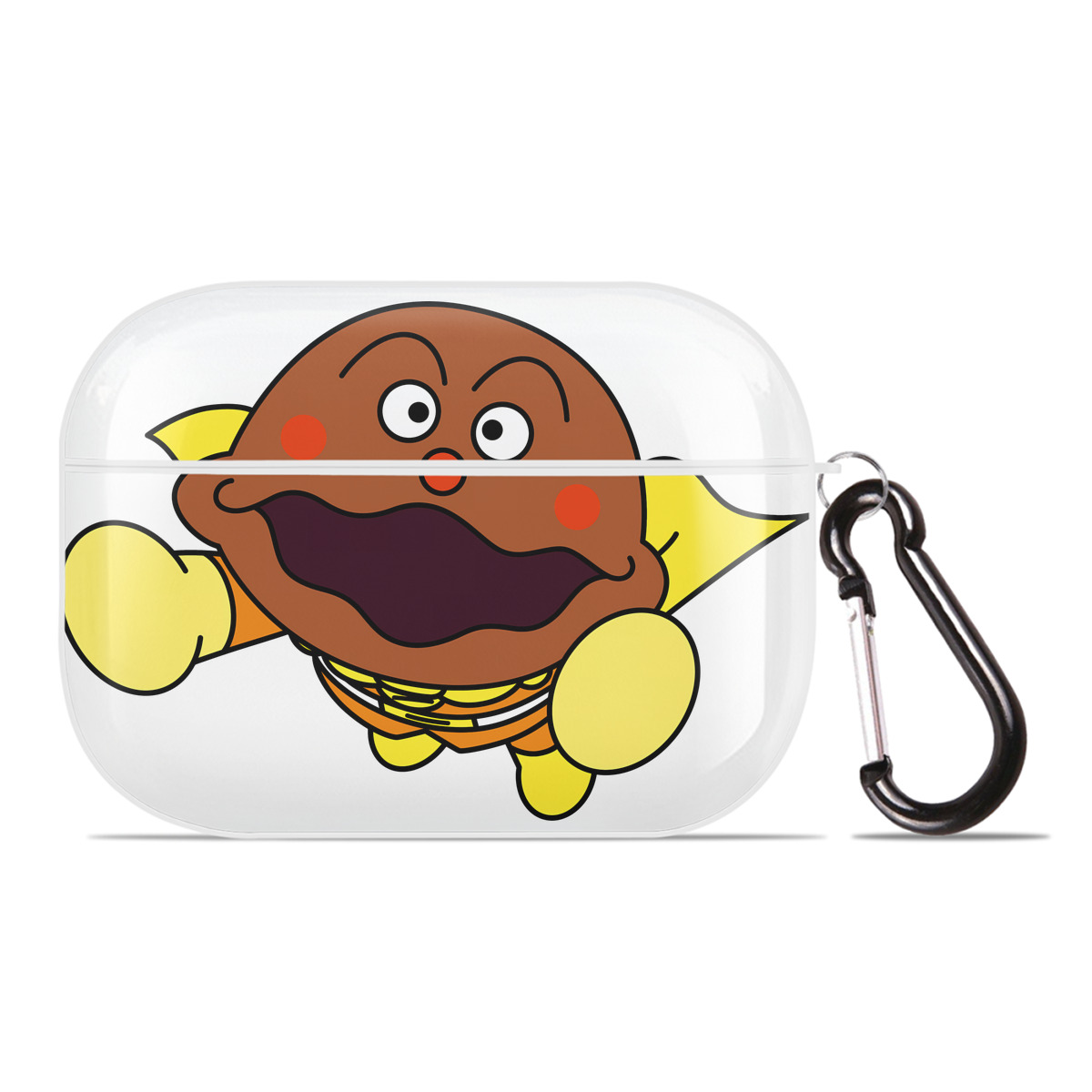 （画像用） アンパンマン Anpanman 【AirPods Pro用】ハードシェル保護ケース 耐衝撃・防指紋・カラビナ付き商品仕様