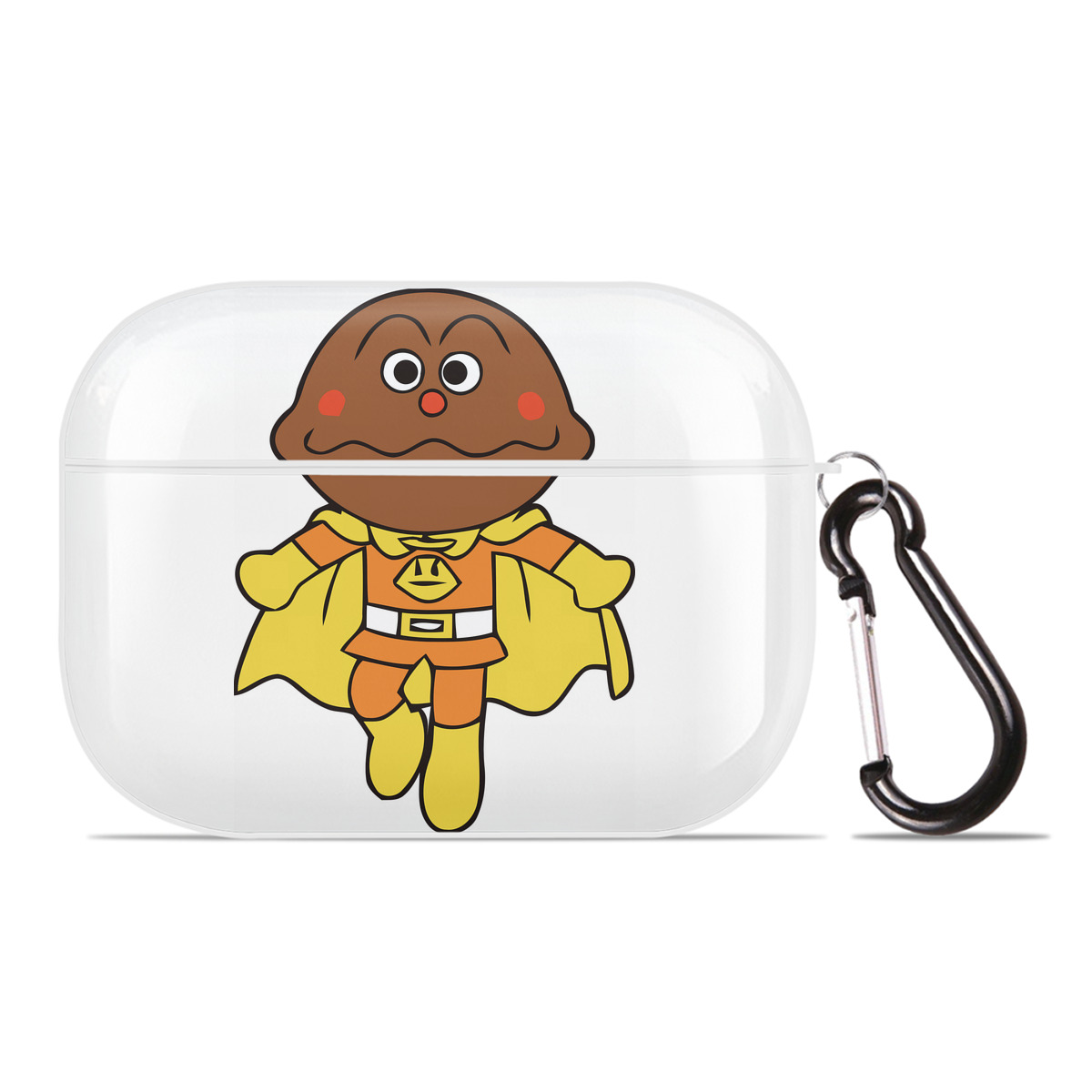 （画像用） アンパンマン Anpanman 【AirPods Pro用】ハードシェル保護ケース 耐衝撃・防指紋・カラビナ付き商品仕様