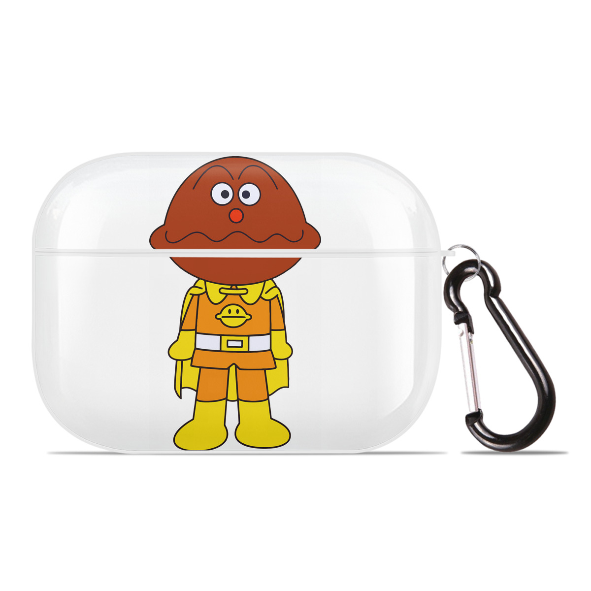 （画像用） アンパンマン Anpanman 【AirPods Pro用】ハードシェル保護ケース 耐衝撃・防指紋・カラビナ付き商品仕様