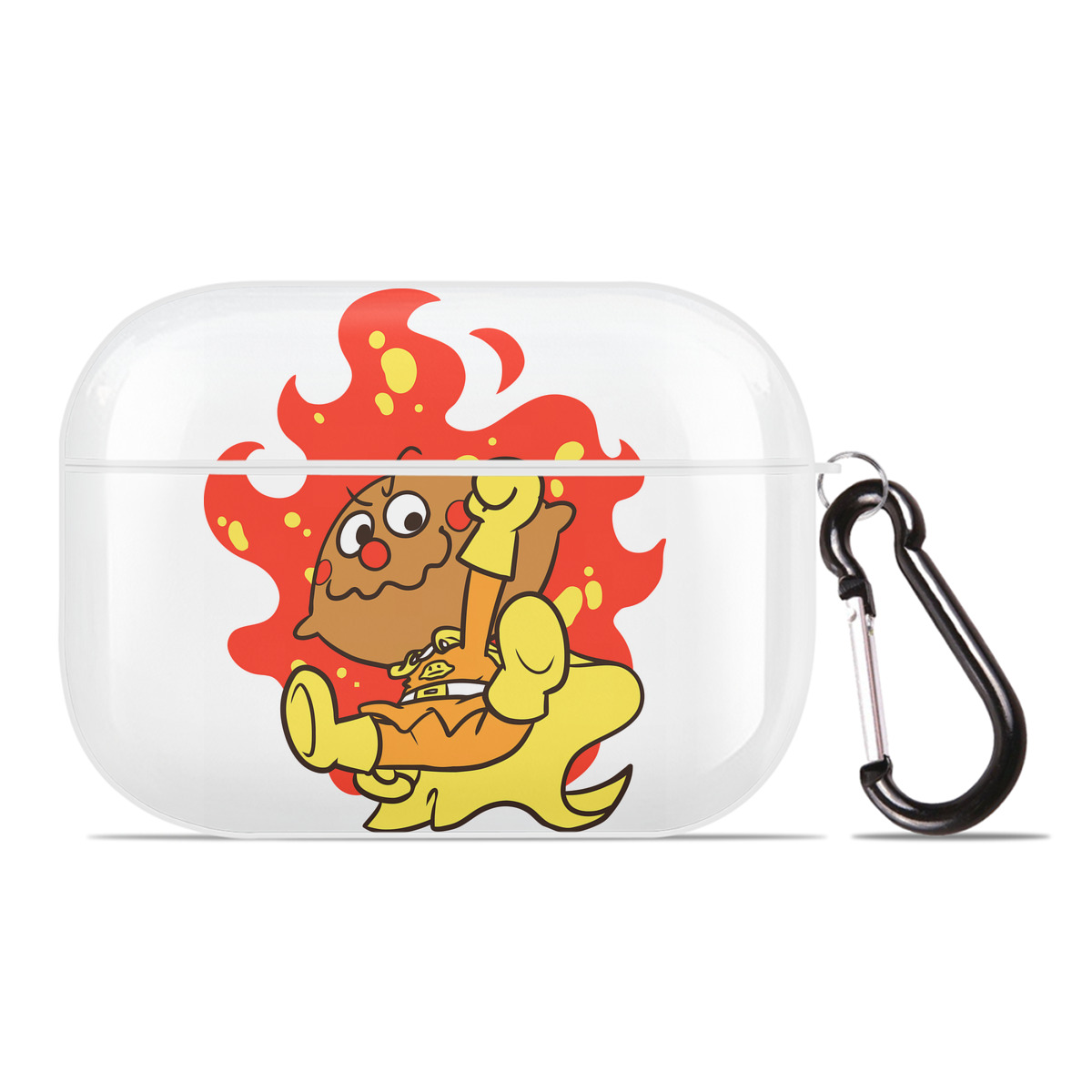 （画像用） アンパンマン Anpanman 【AirPods Pro用】ハードシェル保護ケース 耐衝撃・防指紋・カラビナ付き商品仕様