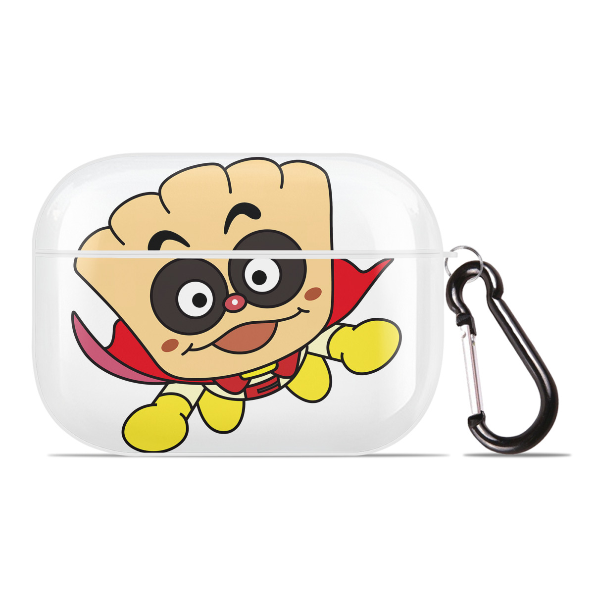 （画像用） アンパンマン Anpanman 【AirPods Pro用】ハードシェル保護ケース 耐衝撃・防指紋・カラビナ付き商品仕様