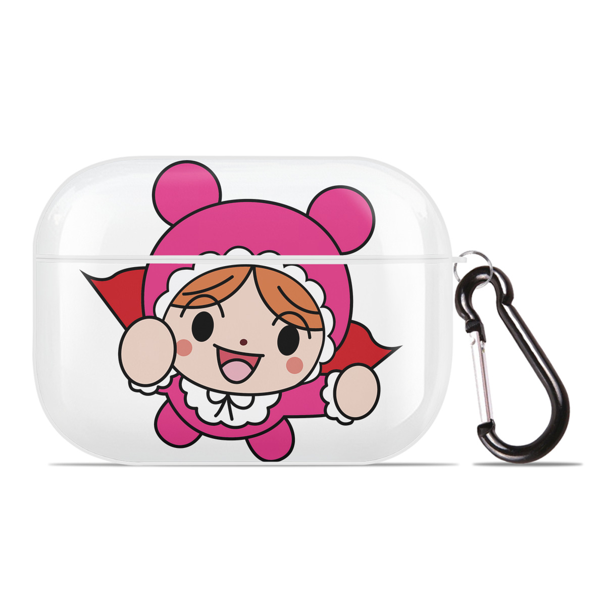 （画像用） アンパンマン Anpanman 【AirPods Pro用】ハードシェル保護ケース 耐衝撃・防指紋・カラビナ付き商品仕様