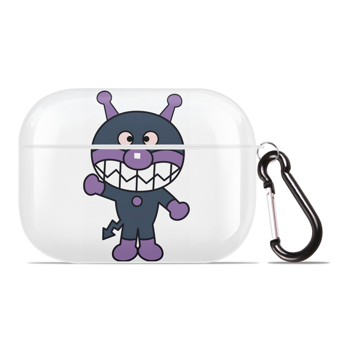 （画像用） アンパンマン Anpanman 【AirPods Pro用】ハードシェル保護ケース 耐衝撃・防指紋・カラビナ付き商品仕様