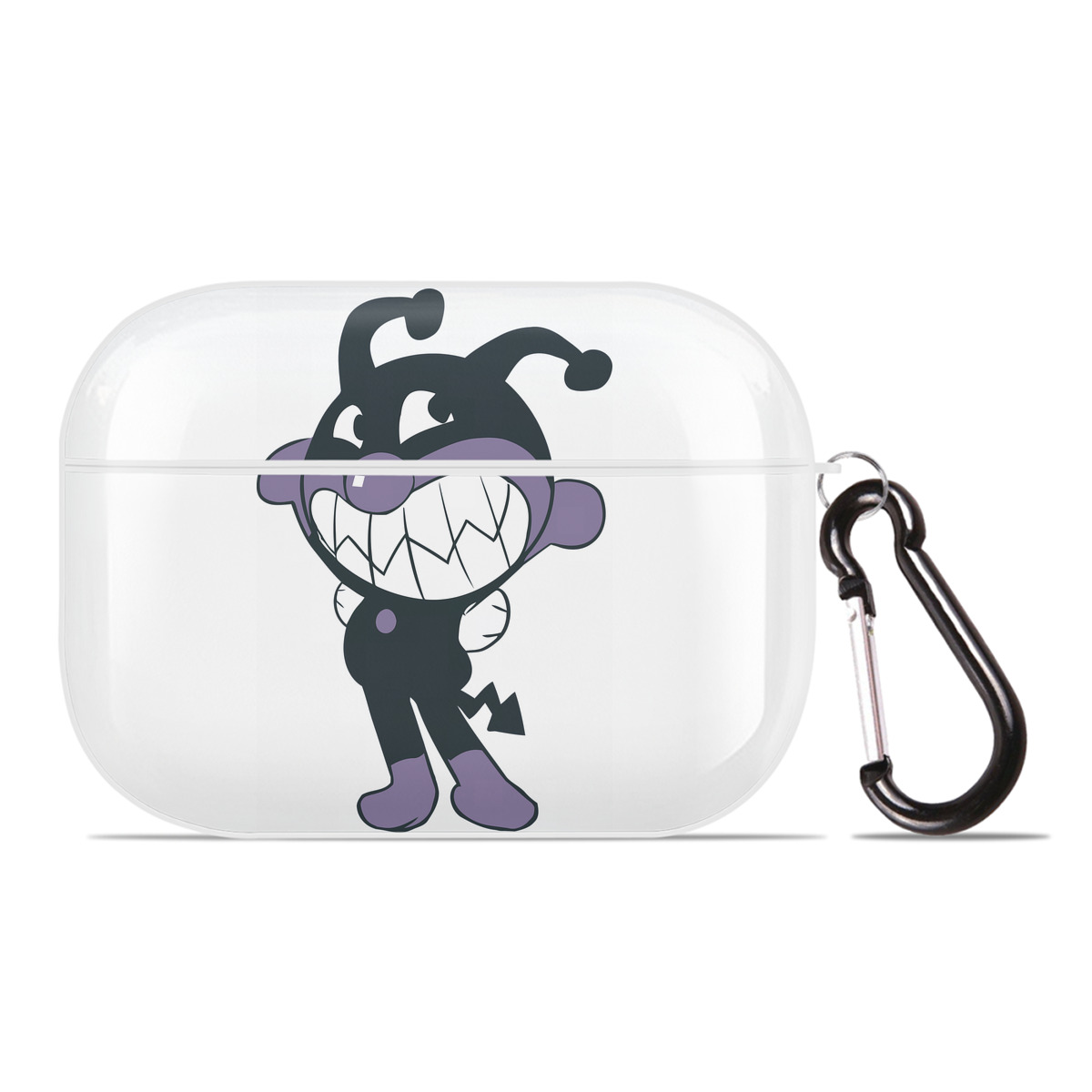 （画像用） アンパンマン Anpanman 【AirPods Pro用】ハードシェル保護ケース 耐衝撃・防指紋・カラビナ付き商品仕様
