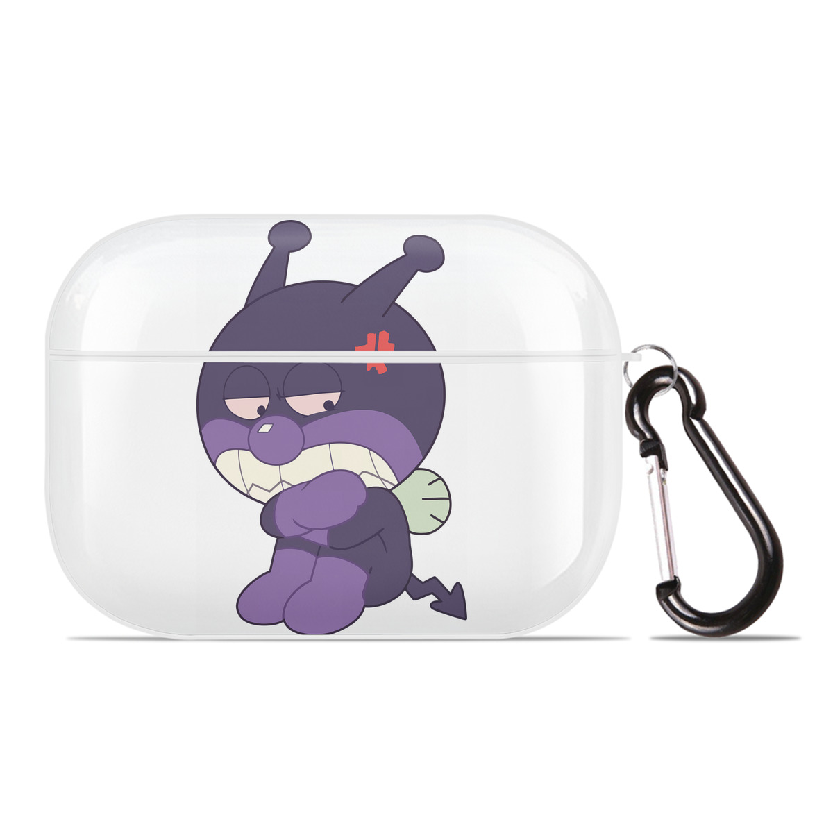（画像用） アンパンマン Anpanman 【AirPods Pro用】ハードシェル保護ケース 耐衝撃・防指紋・カラビナ付き商品仕様