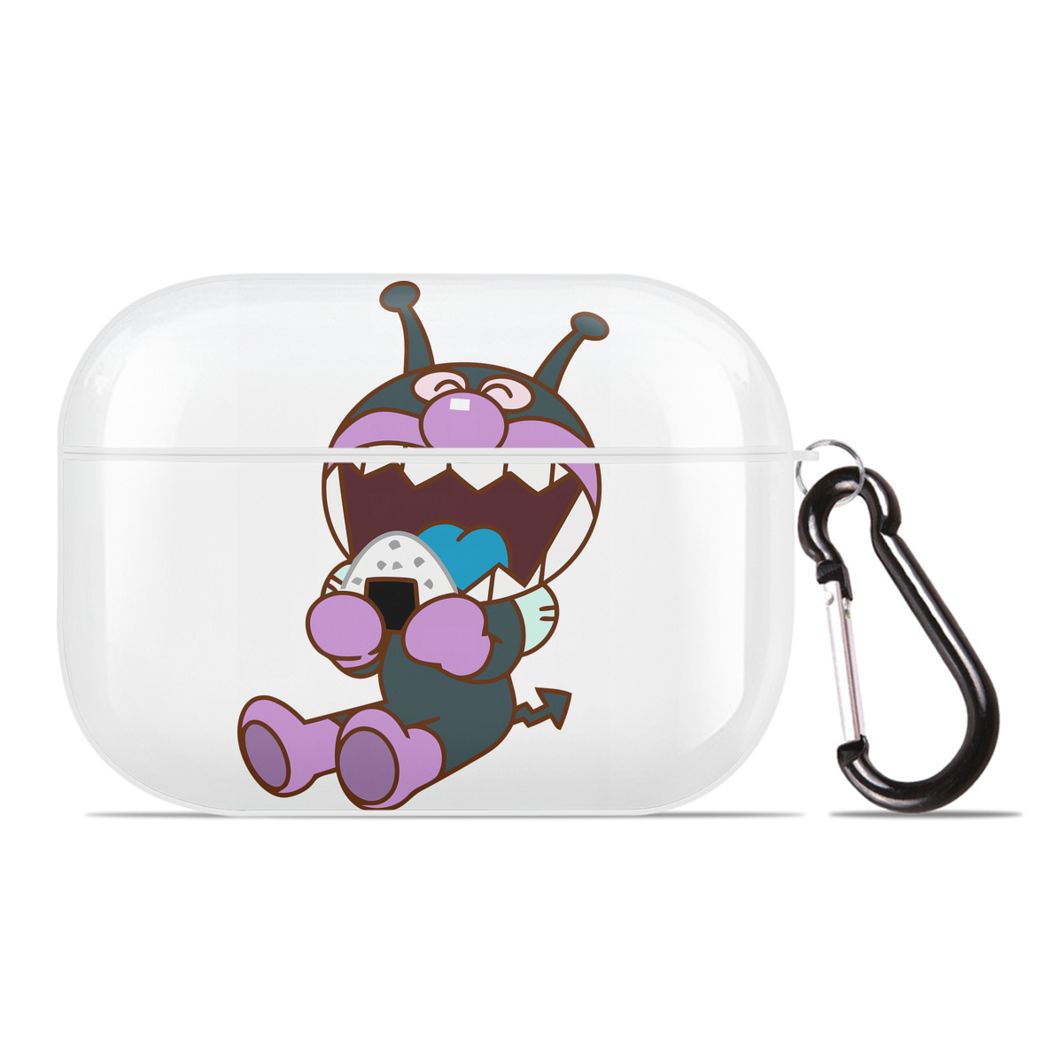 （画像用） アンパンマン Anpanman 【AirPods Pro用】ハードシェル保護ケース 耐衝撃・防指紋・カラビナ付き商品仕様