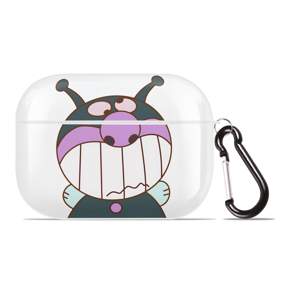 （画像用） アンパンマン Anpanman 【AirPods Pro用】ハードシェル保護ケース 耐衝撃・防指紋・カラビナ付き商品仕様