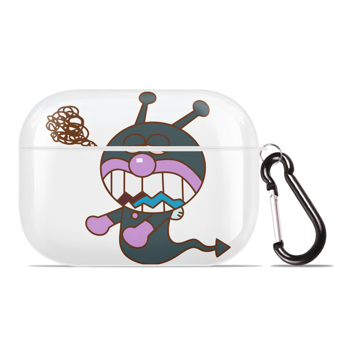 （画像用） アンパンマン Anpanman 【AirPods Pro用】ハードシェル保護ケース 耐衝撃・防指紋・カラビナ付き商品仕様