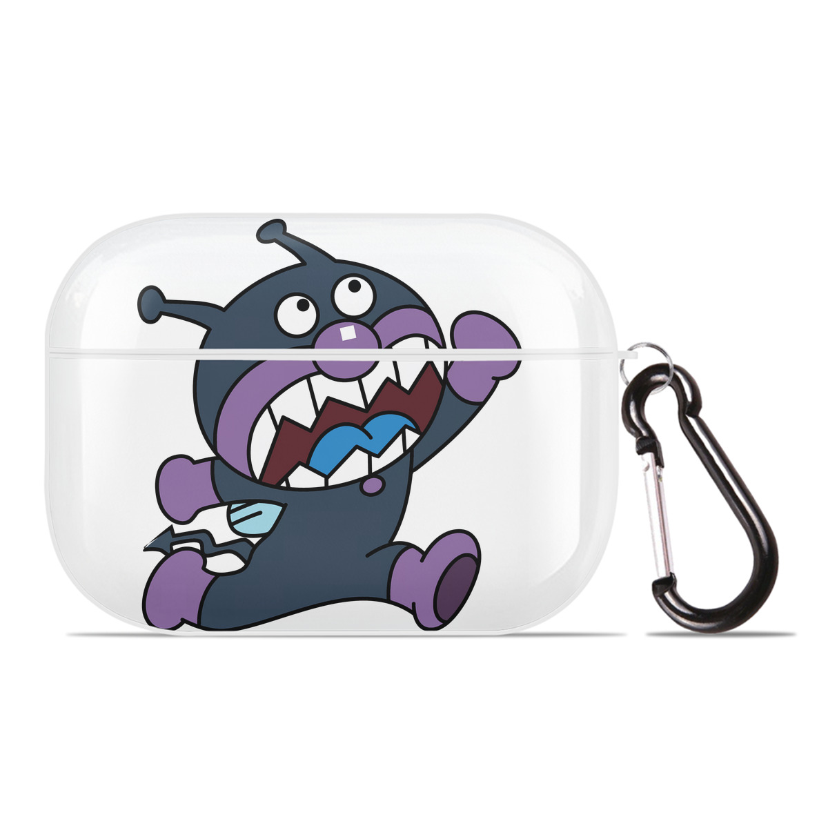 （画像用） アンパンマン Anpanman 【AirPods Pro用】ハードシェル保護ケース 耐衝撃・防指紋・カラビナ付き商品仕様