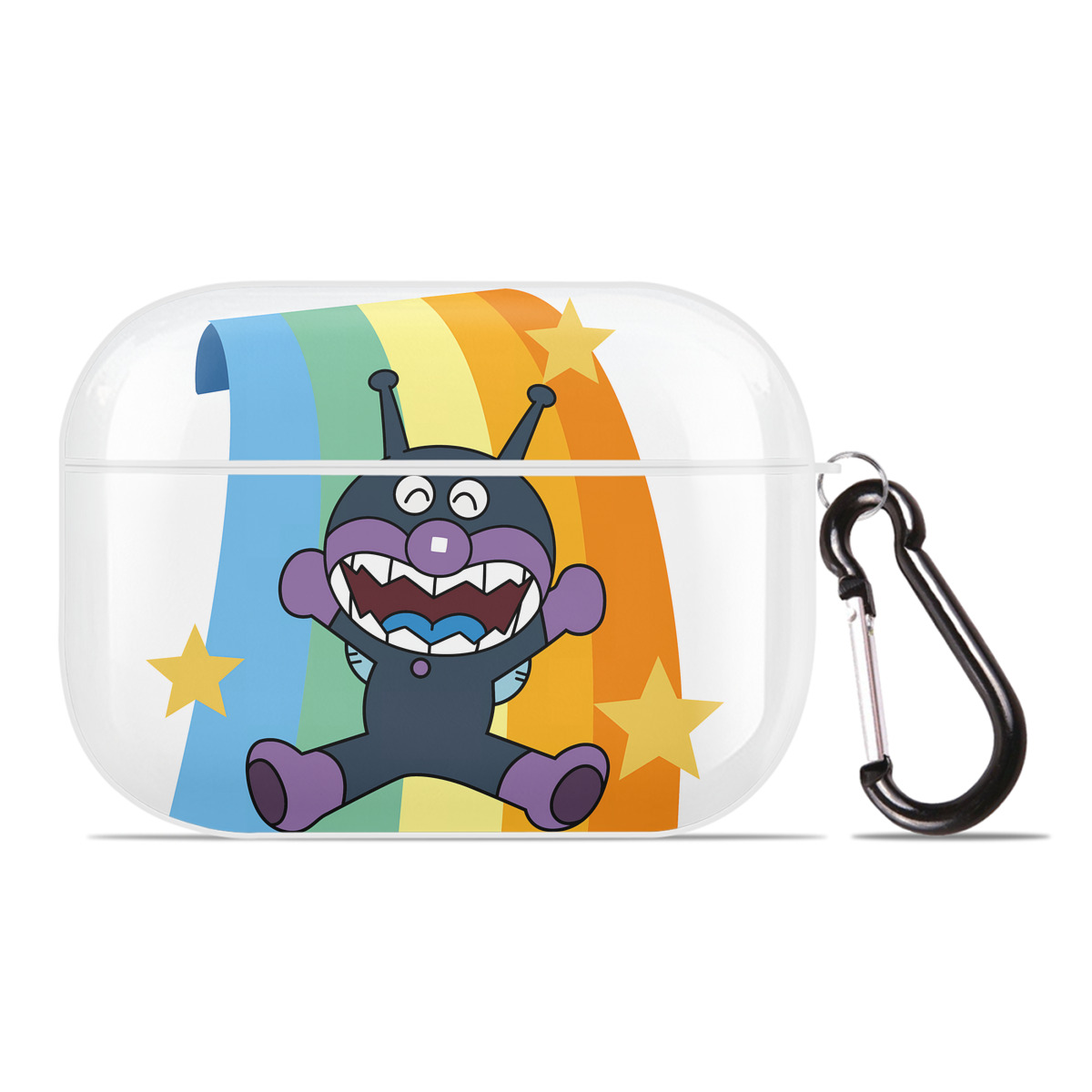 （画像用） アンパンマン Anpanman 【AirPods Pro用】ハードシェル保護ケース 耐衝撃・防指紋・カラビナ付き商品仕様