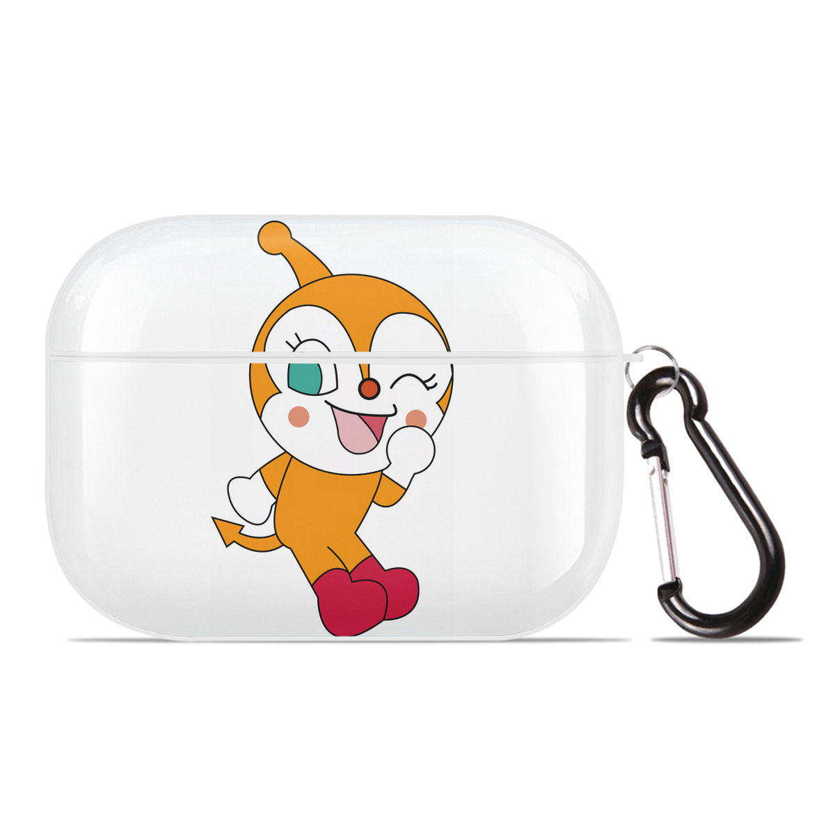 （画像用） アンパンマン Anpanman 【AirPods Pro用】ハードシェル保護ケース 耐衝撃・防指紋・カラビナ付き商品仕様