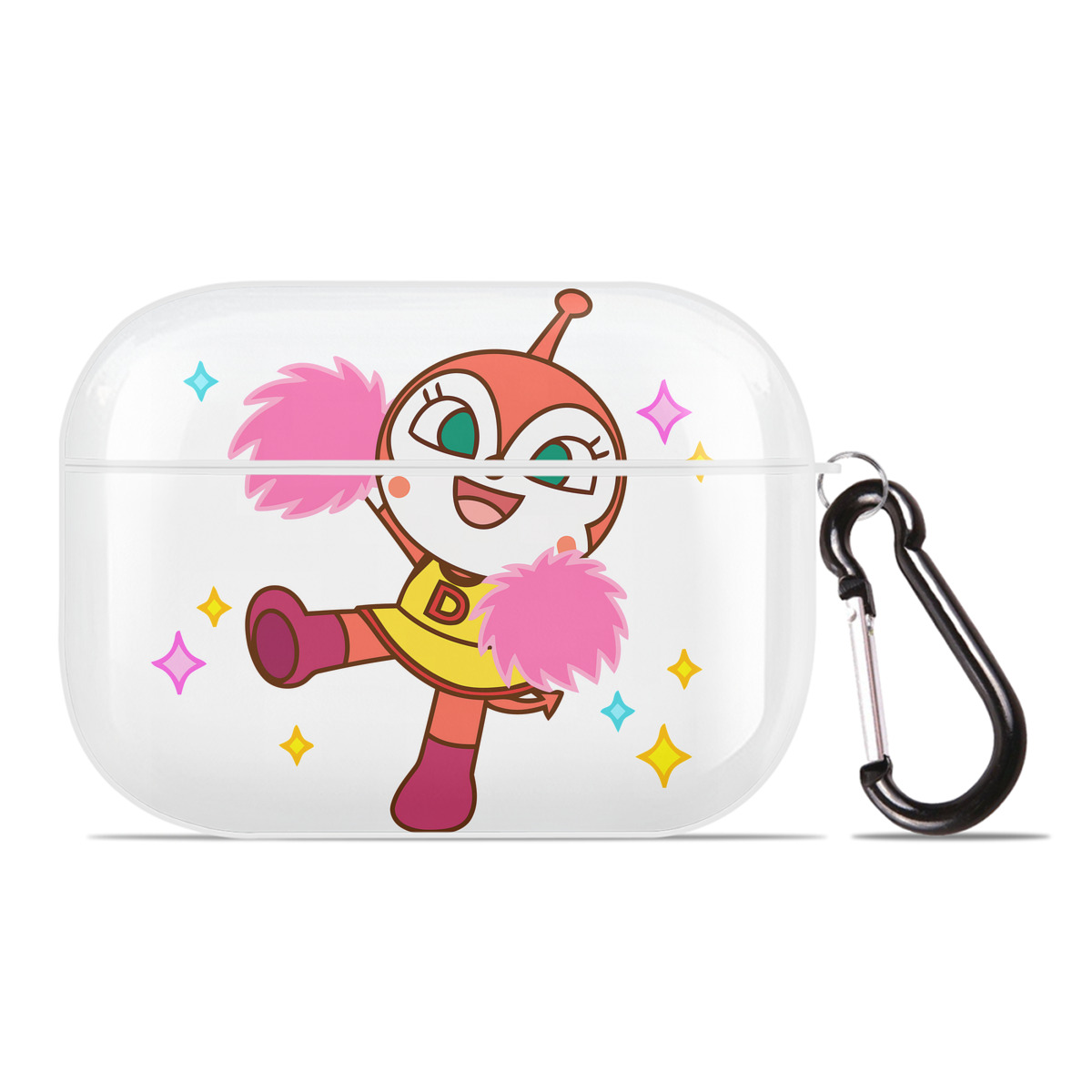 （画像用） アンパンマン Anpanman 【AirPods Pro用】ハードシェル保護ケース 耐衝撃・防指紋・カラビナ付き商品仕様