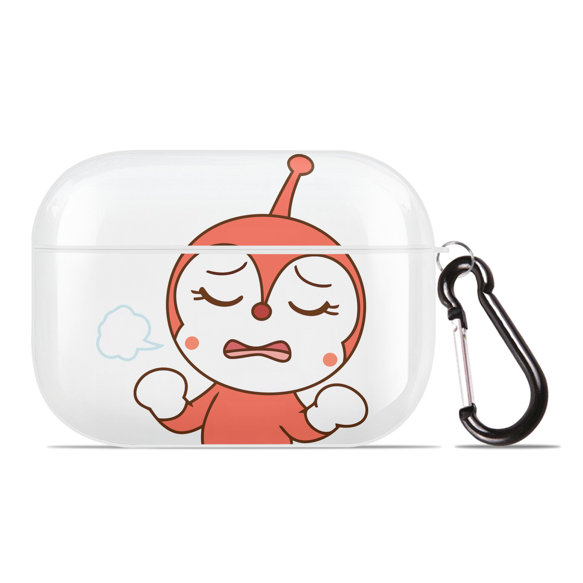 （画像用） アンパンマン Anpanman 【AirPods Pro用】ハードシェル保護ケース 耐衝撃・防指紋・カラビナ付き商品仕様
