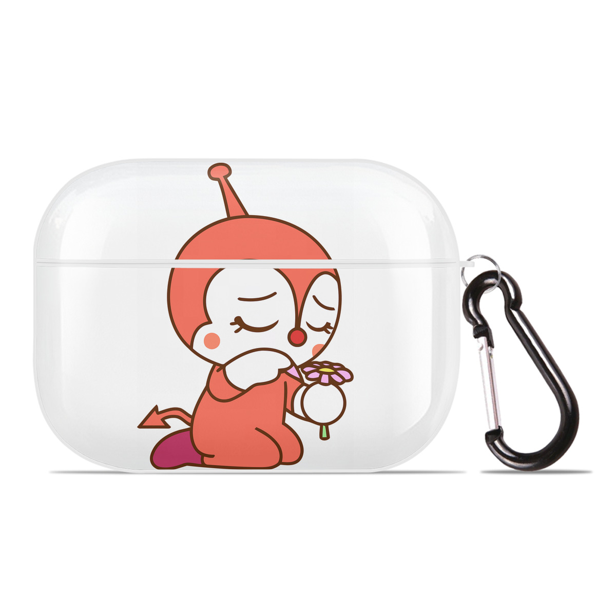 （画像用） アンパンマン Anpanman 【AirPods Pro用】ハードシェル保護ケース 耐衝撃・防指紋・カラビナ付き商品仕様