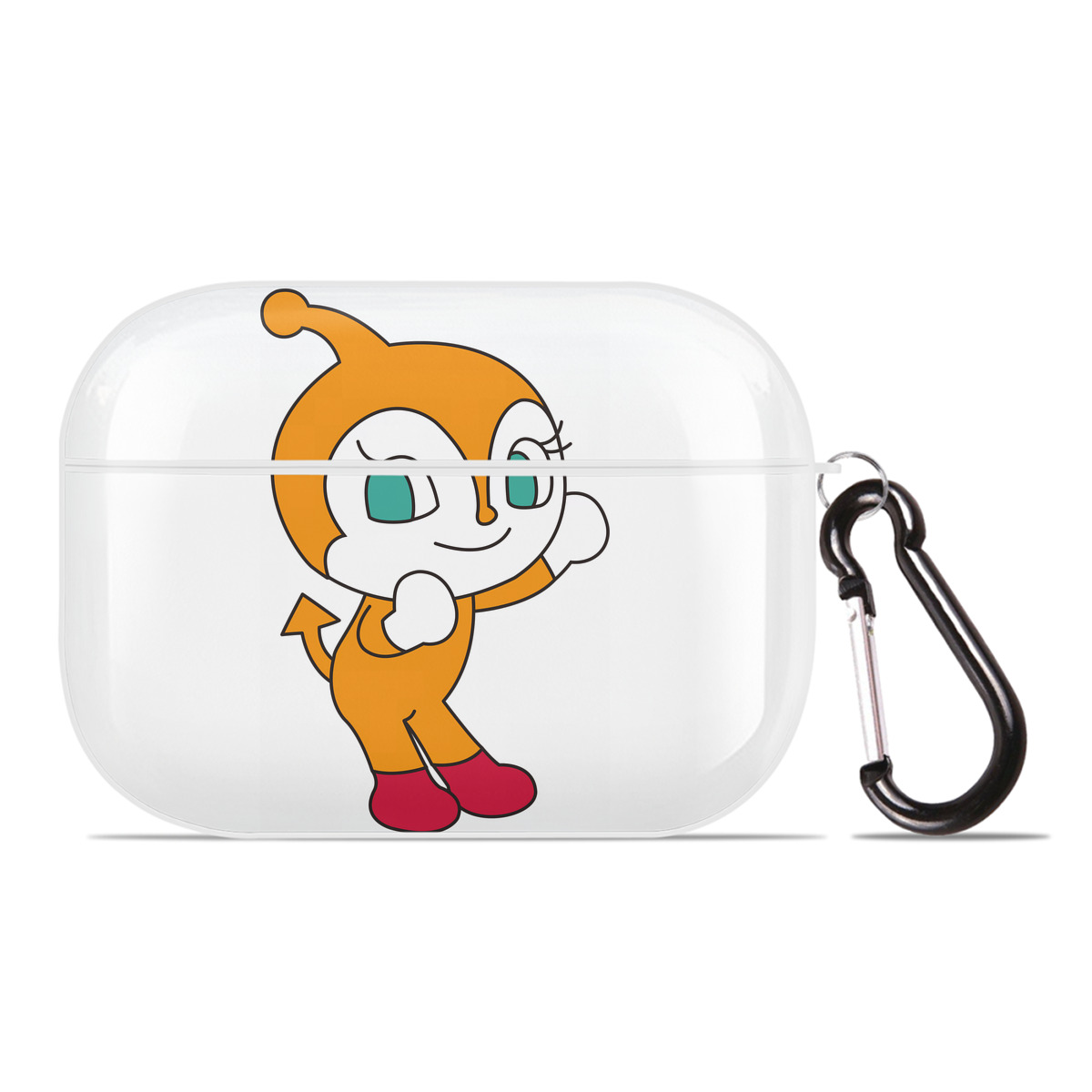 （画像用） アンパンマン Anpanman 【AirPods Pro用】ハードシェル保護ケース 耐衝撃・防指紋・カラビナ付き商品仕様
