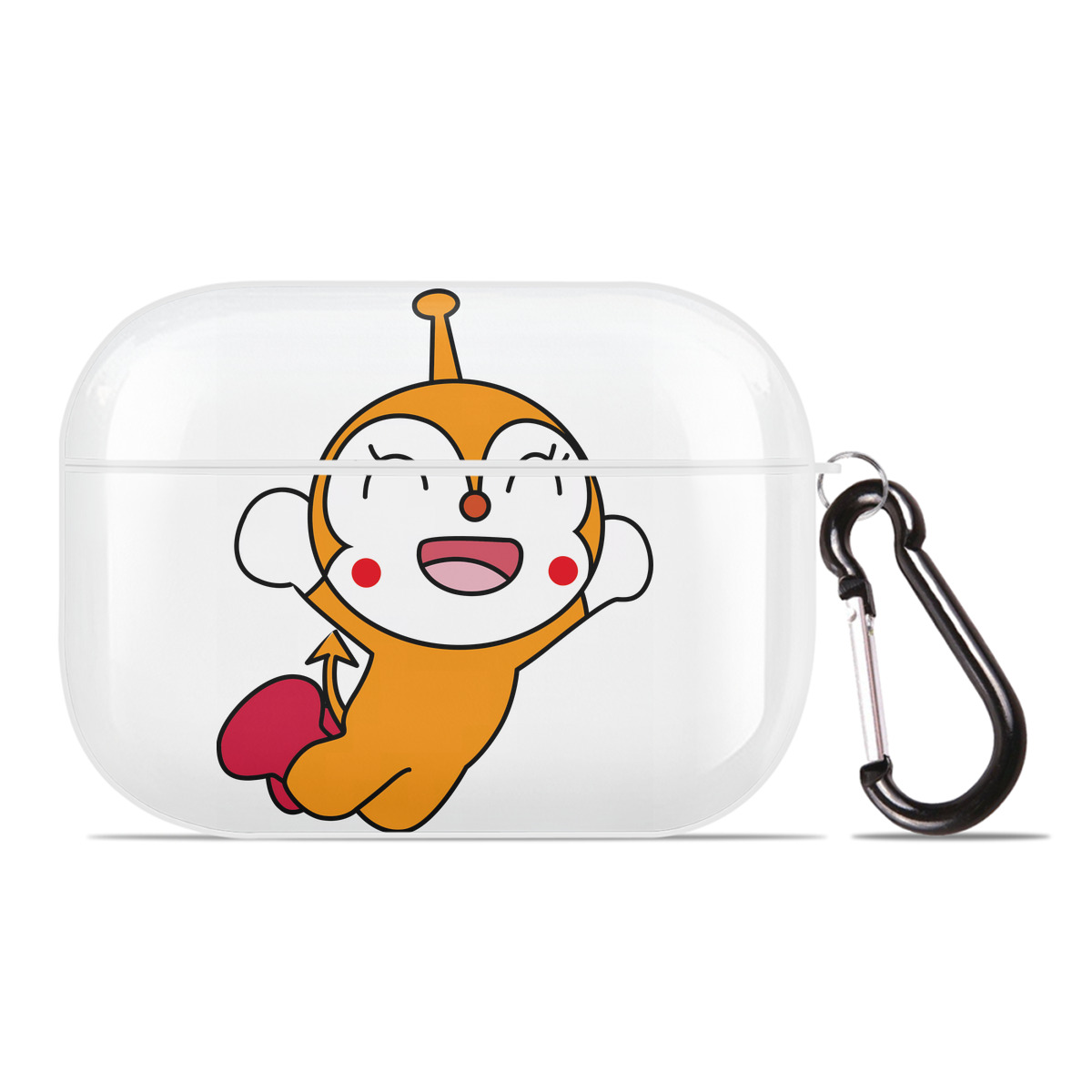 （画像用） アンパンマン Anpanman 【AirPods Pro用】ハードシェル保護ケース 耐衝撃・防指紋・カラビナ付き商品仕様