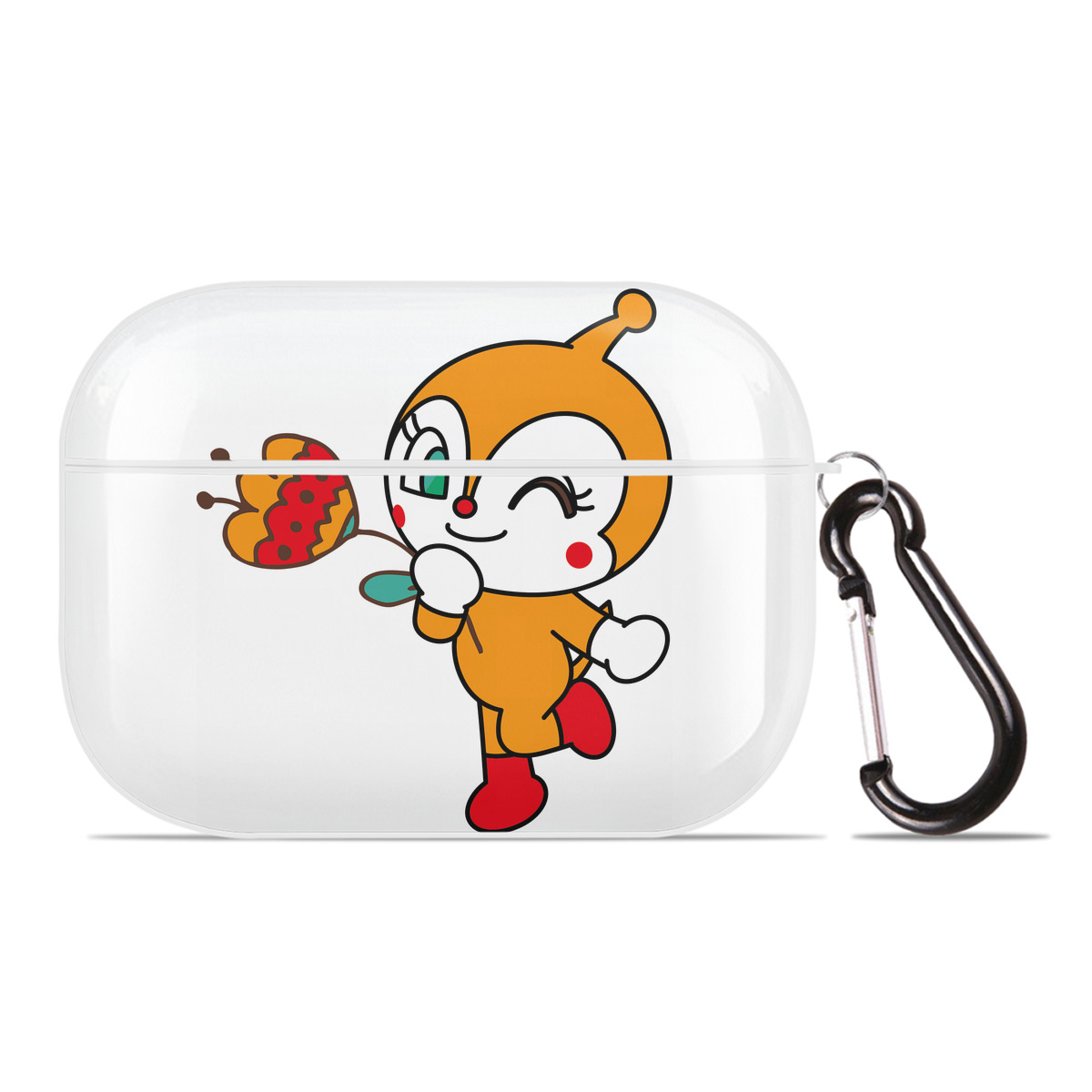 （画像用） アンパンマン Anpanman 【AirPods Pro用】ハードシェル保護ケース 耐衝撃・防指紋・カラビナ付き商品仕様