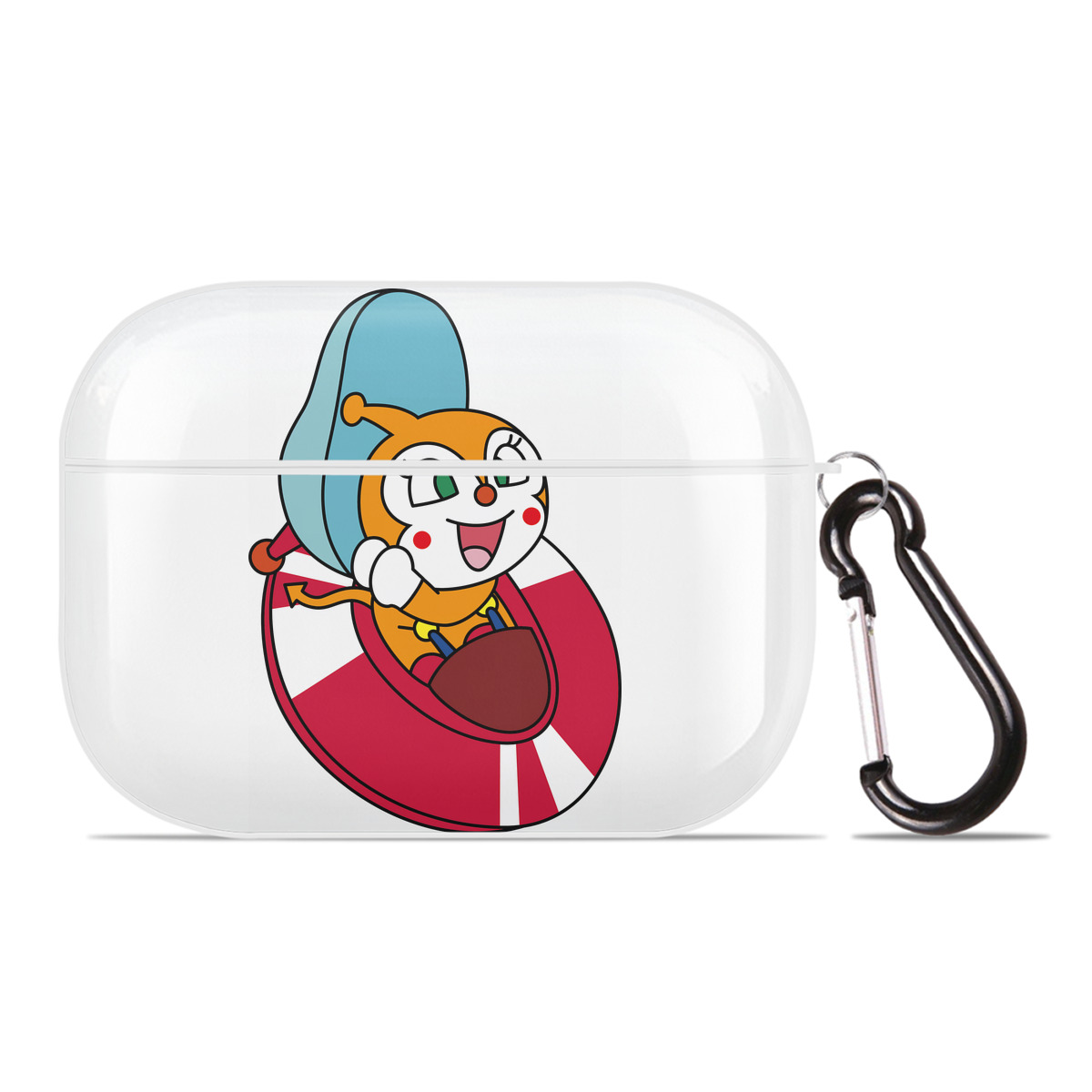 （画像用） アンパンマン Anpanman 【AirPods Pro用】ハードシェル保護ケース 耐衝撃・防指紋・カラビナ付き商品仕様