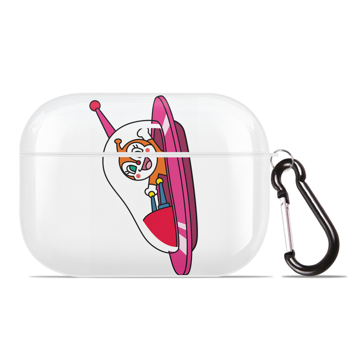 （画像用） アンパンマン Anpanman 【AirPods Pro用】ハードシェル保護ケース 耐衝撃・防指紋・カラビナ付き商品仕様