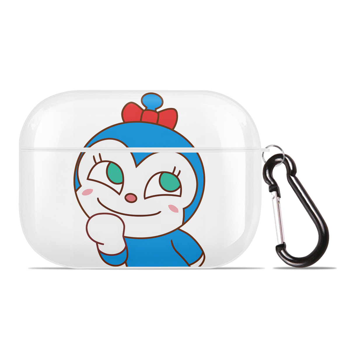 （画像用） アンパンマン Anpanman 【AirPods Pro用】ハードシェル保護ケース 耐衝撃・防指紋・カラビナ付き商品仕様