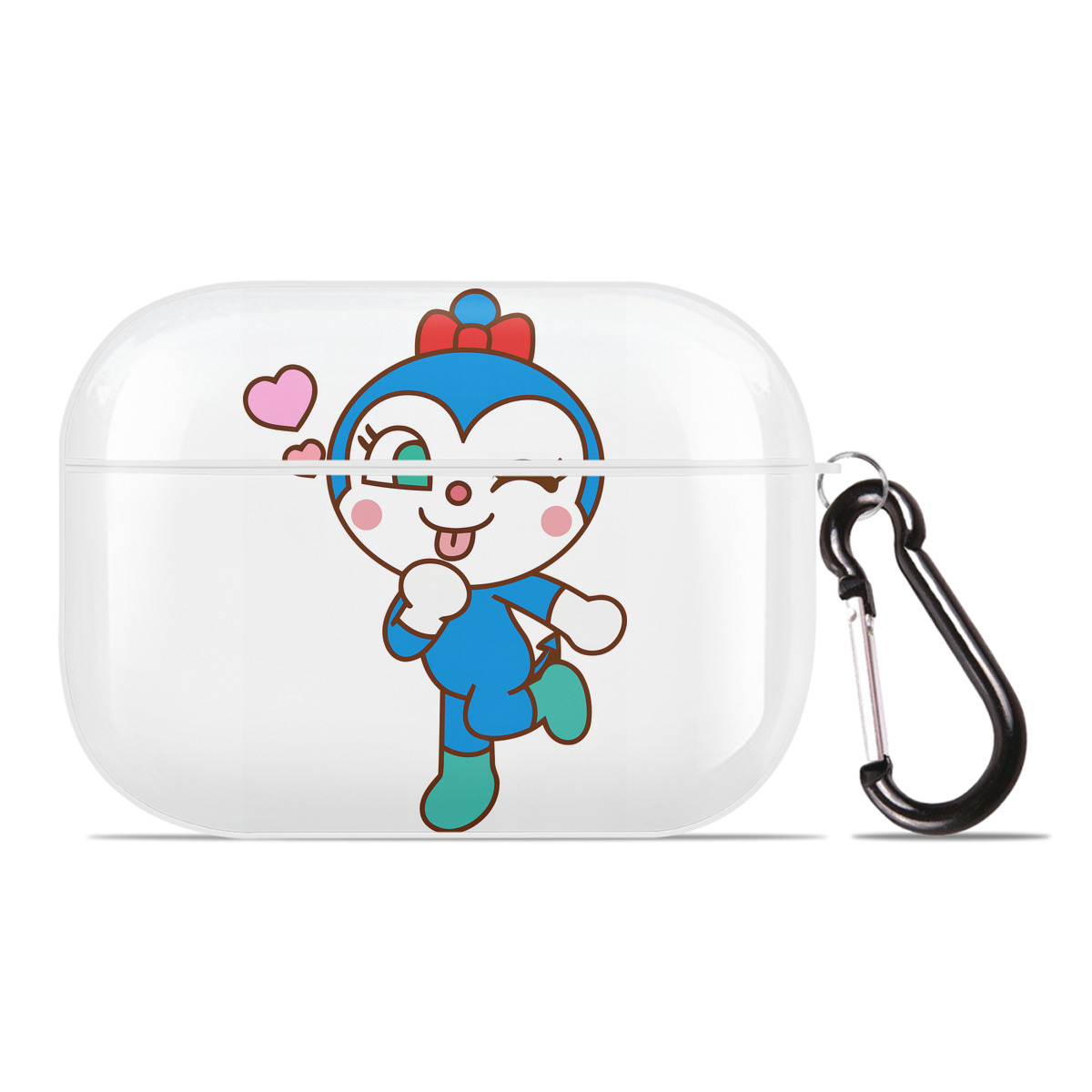 （画像用） アンパンマン Anpanman 【AirPods Pro用】ハードシェル保護ケース 耐衝撃・防指紋・カラビナ付き商品仕様