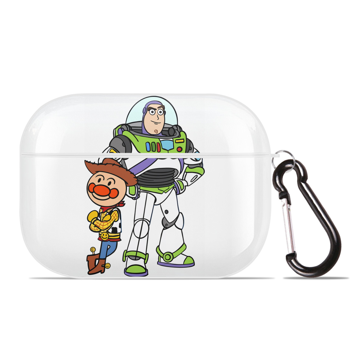 （画像用） アンパンマン Anpanman 【AirPods Pro用】ハードシェル保護ケース 耐衝撃・防指紋・カラビナ付き商品仕様