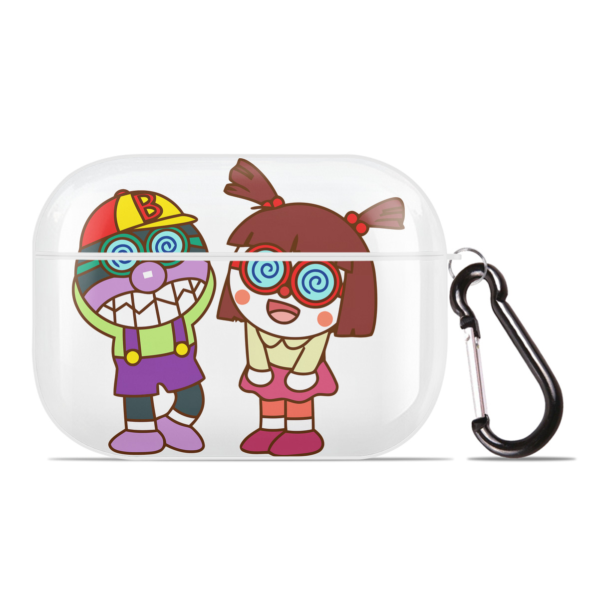 （画像用） アンパンマン Anpanman 【AirPods Pro用】ハードシェル保護ケース 耐衝撃・防指紋・カラビナ付き商品仕様