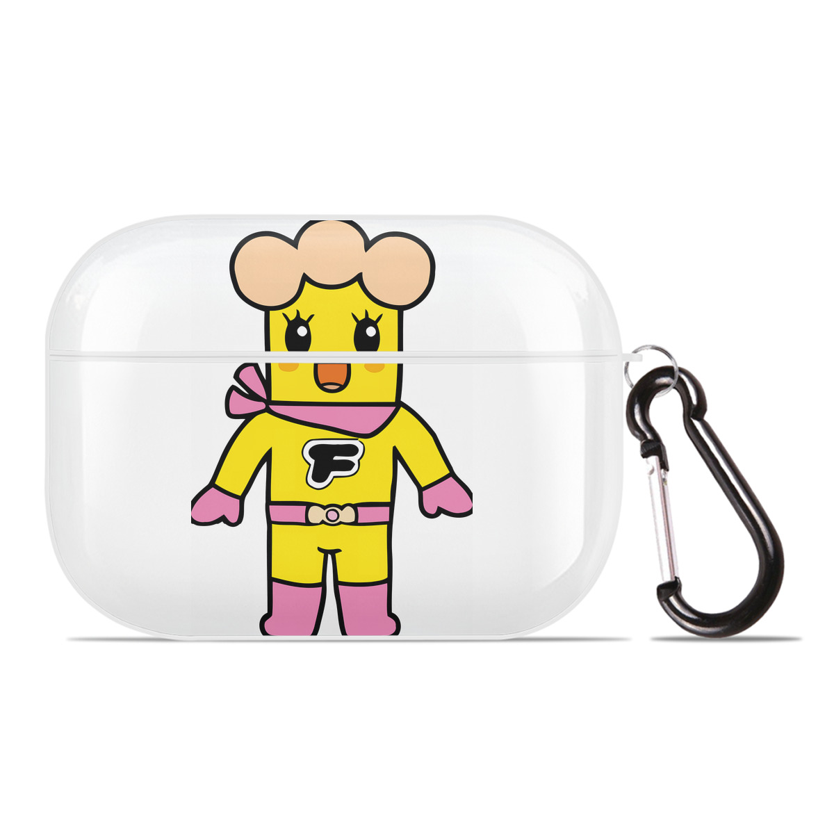 （画像用） アンパンマン Anpanman 【AirPods Pro用】ハードシェル保護ケース 耐衝撃・防指紋・カラビナ付き商品仕様